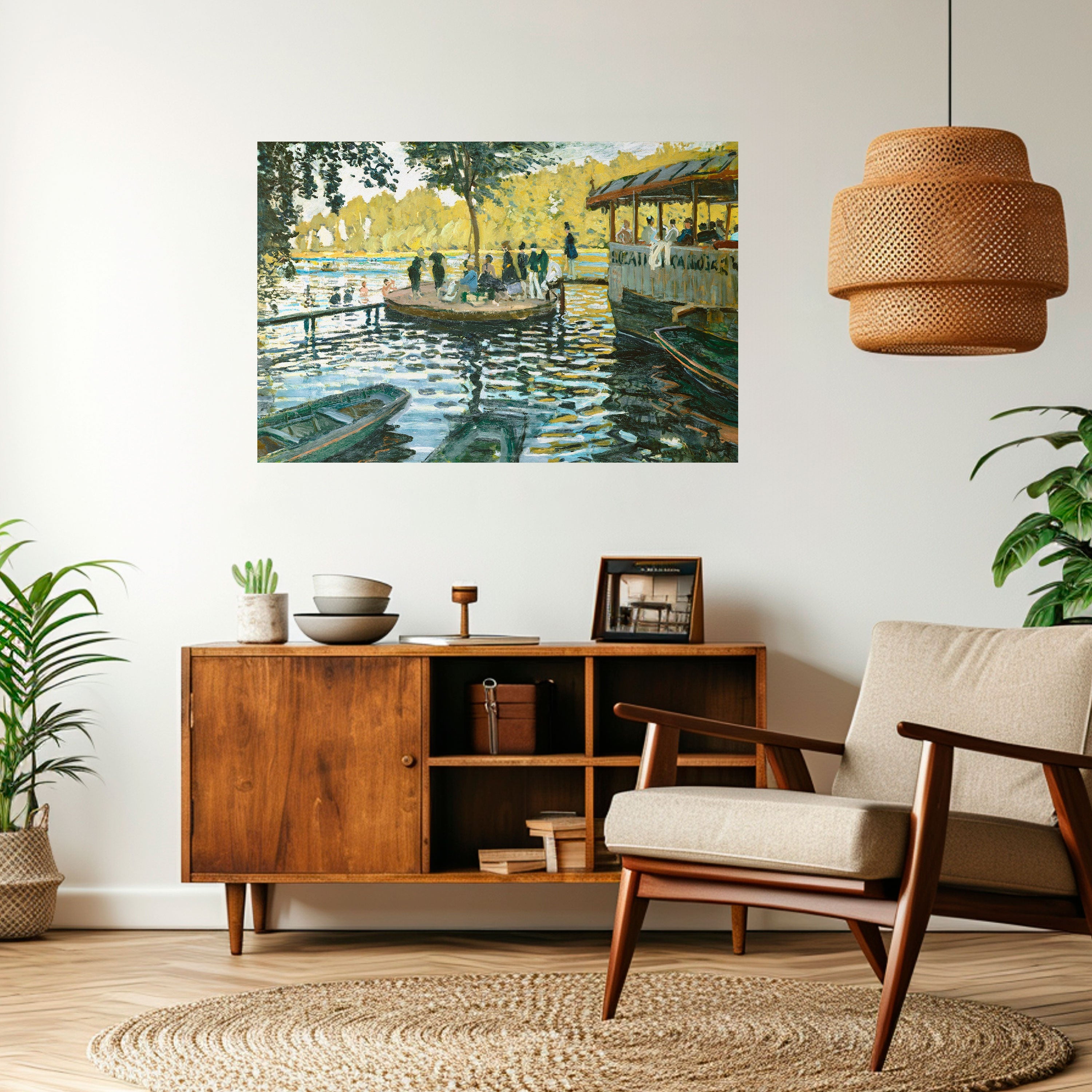 Affiche horizontale autocollante AN OASIS OF JOY