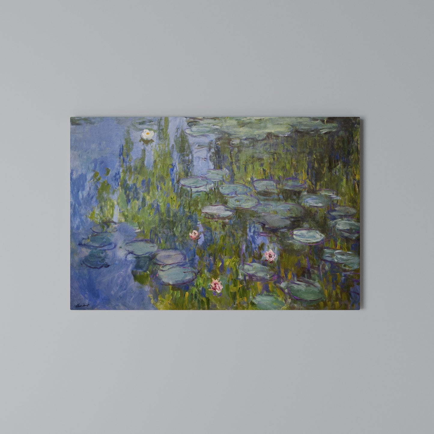WATER LILIES Horizontal Canvas Print