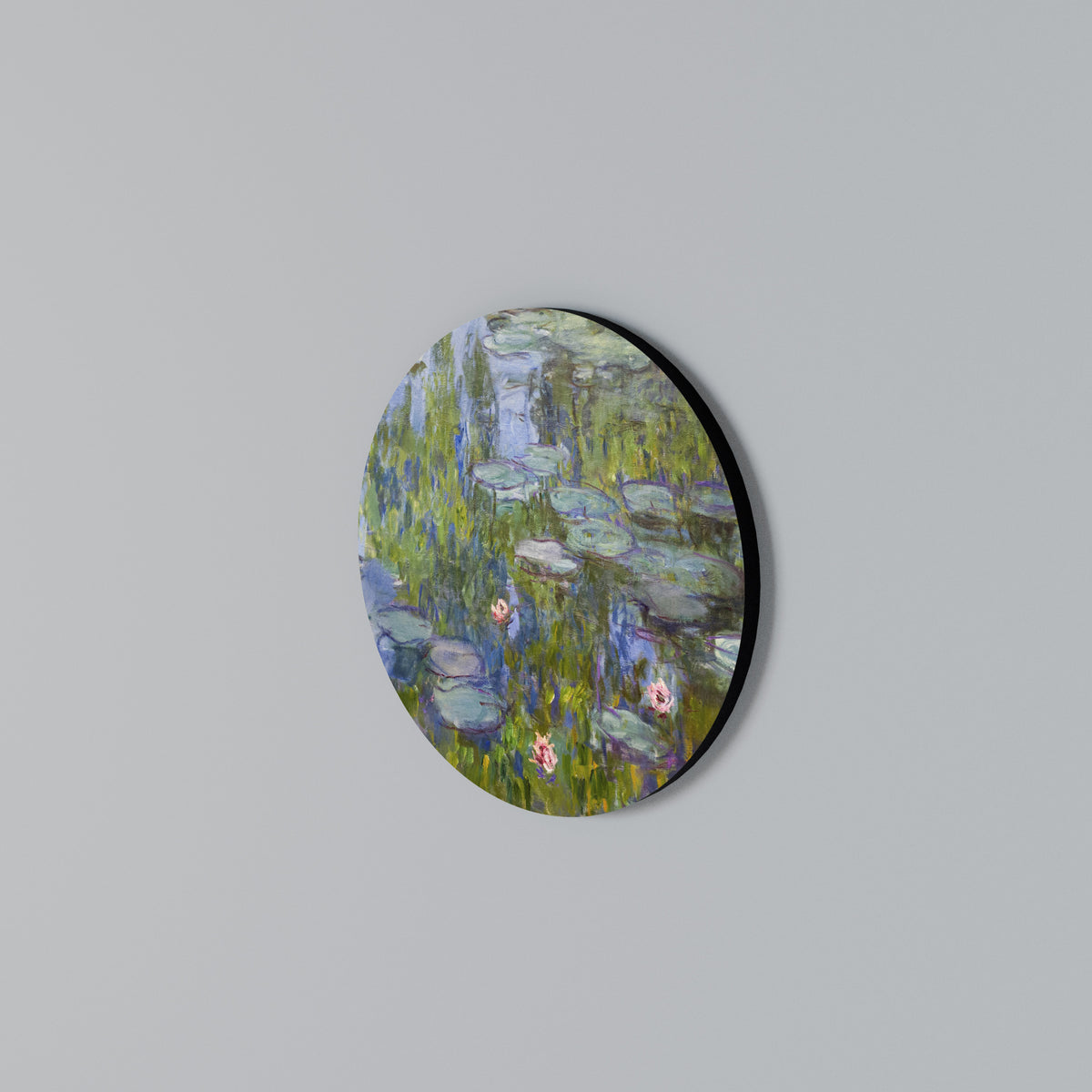 WATER LILIES Round Wall Art
