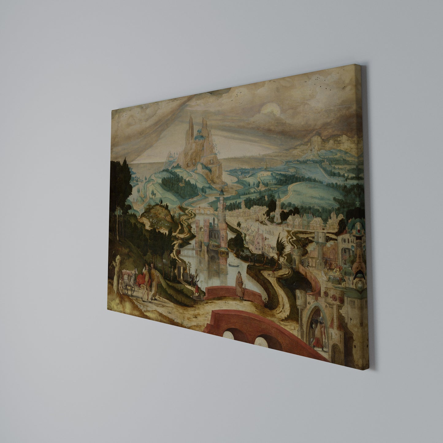 ENCHANTED LANDSCAPE DREAMS Horizontal Canvas Print