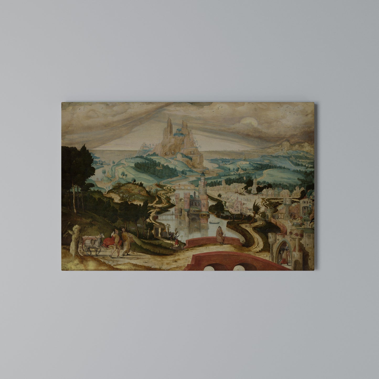 ENCHANTED LANDSCAPE DREAMS Horizontal Canvas Print