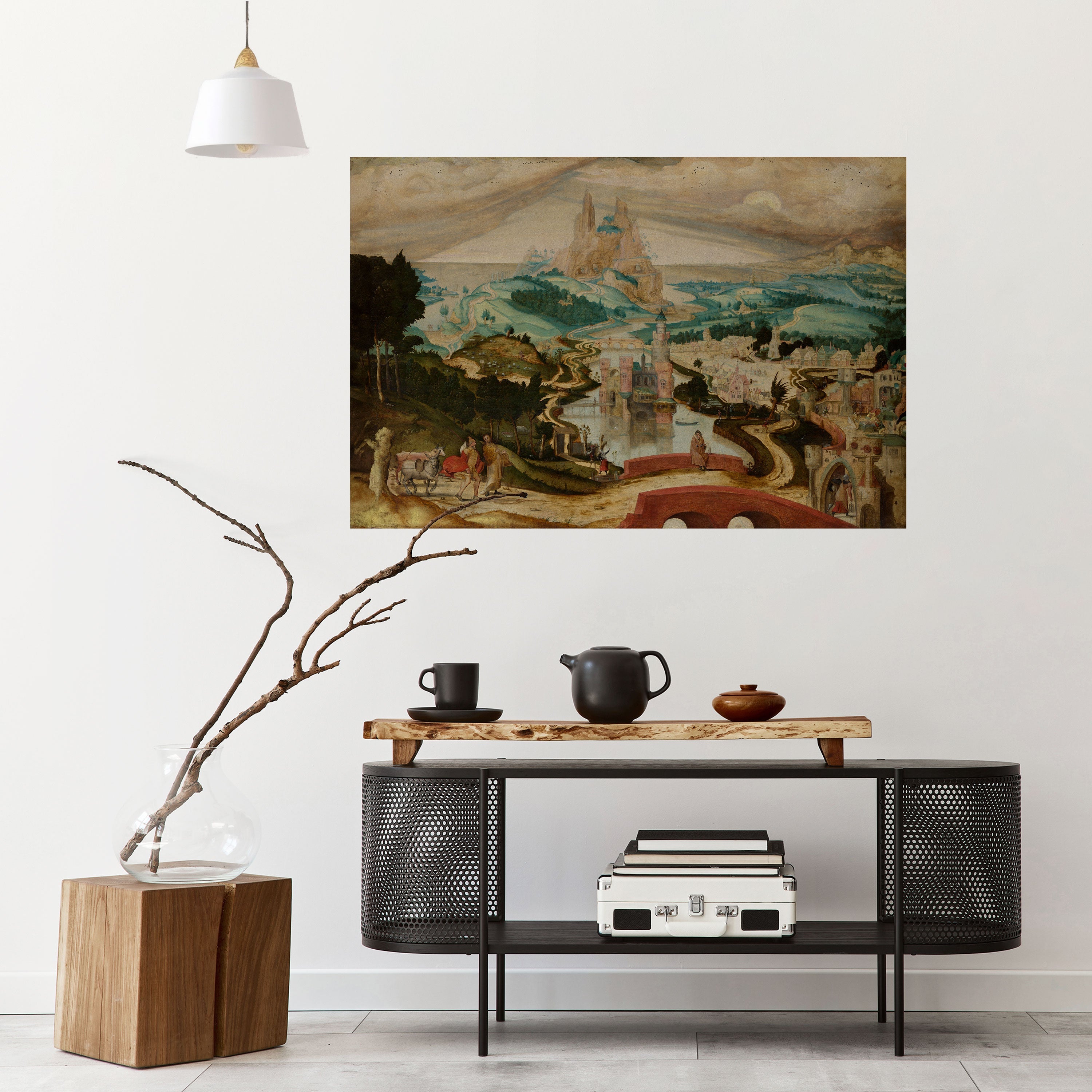 Affiche horizontale autocollante « Paysages enchanteurs »