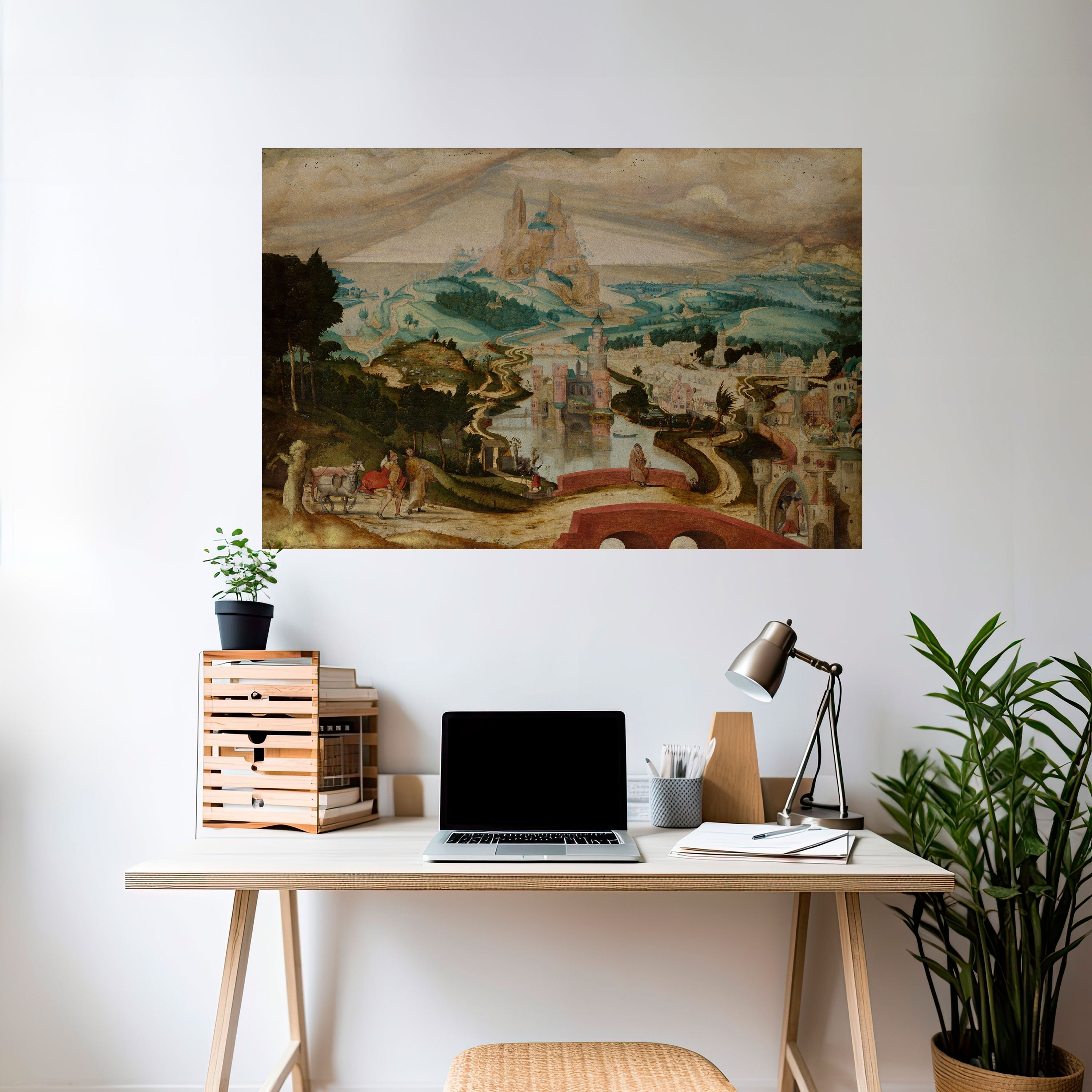 Affiche horizontale autocollante « Paysages enchanteurs »