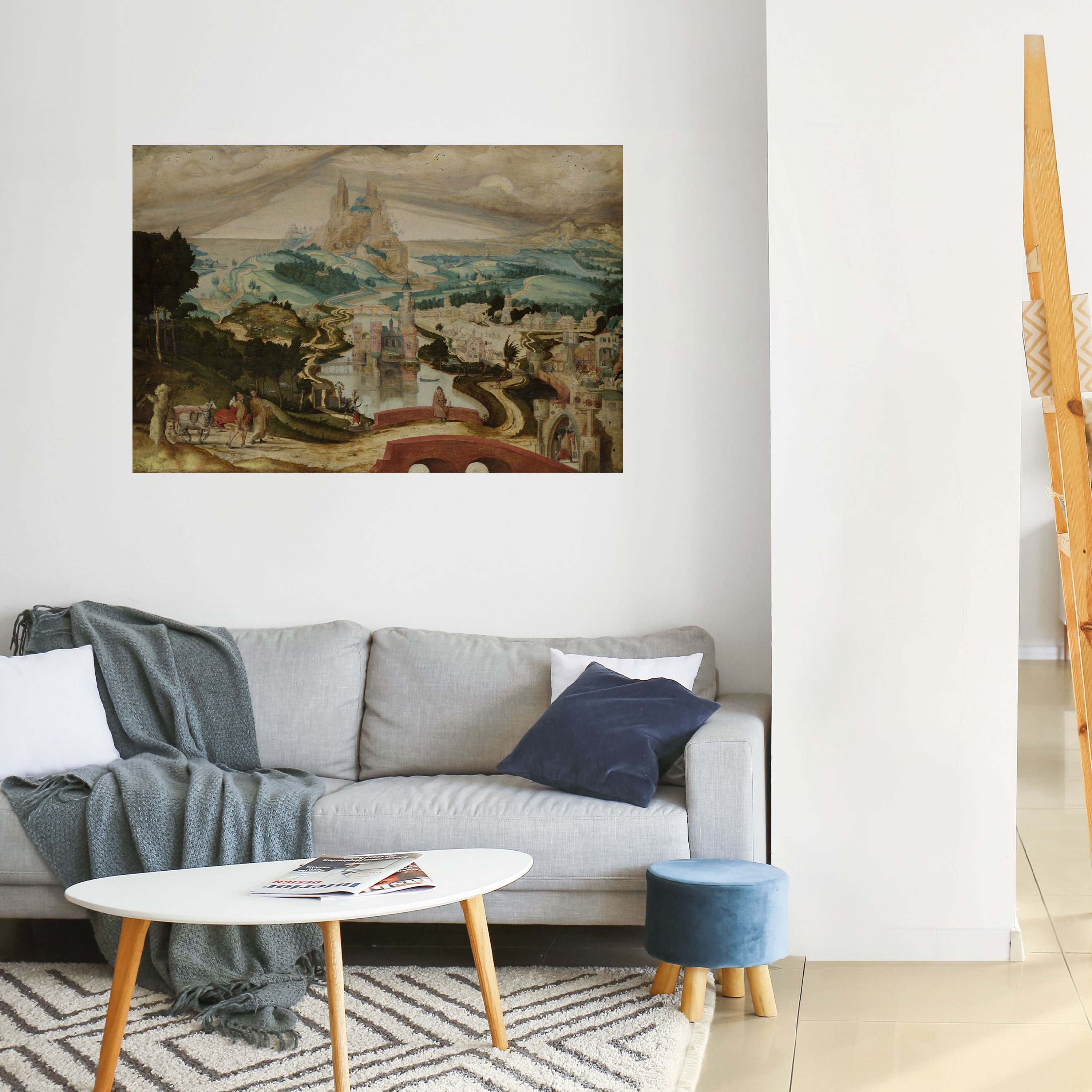 Affiche horizontale autocollante « Paysages enchanteurs »