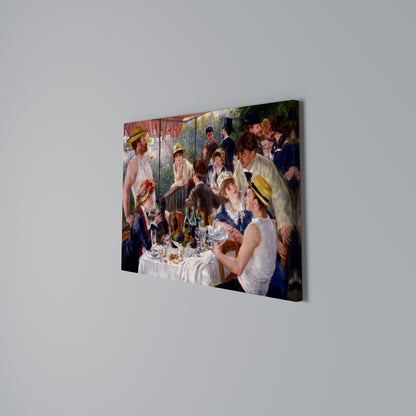 LUNCHEON OF THE BOATING PARTY Horizontal Canvas Print