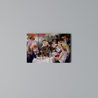 LUNCHEON OF THE BOATING PARTY Horizontal Canvas Print