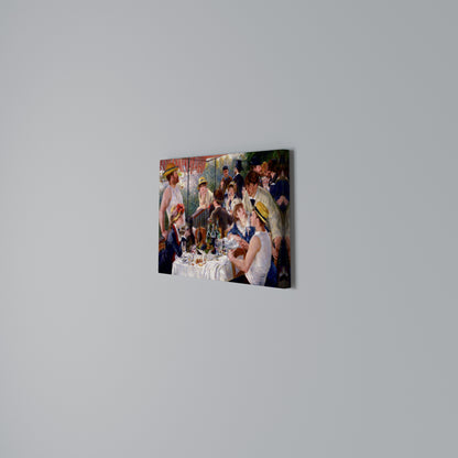 LUNCHEON OF THE BOATING PARTY Horizontal Canvas Print