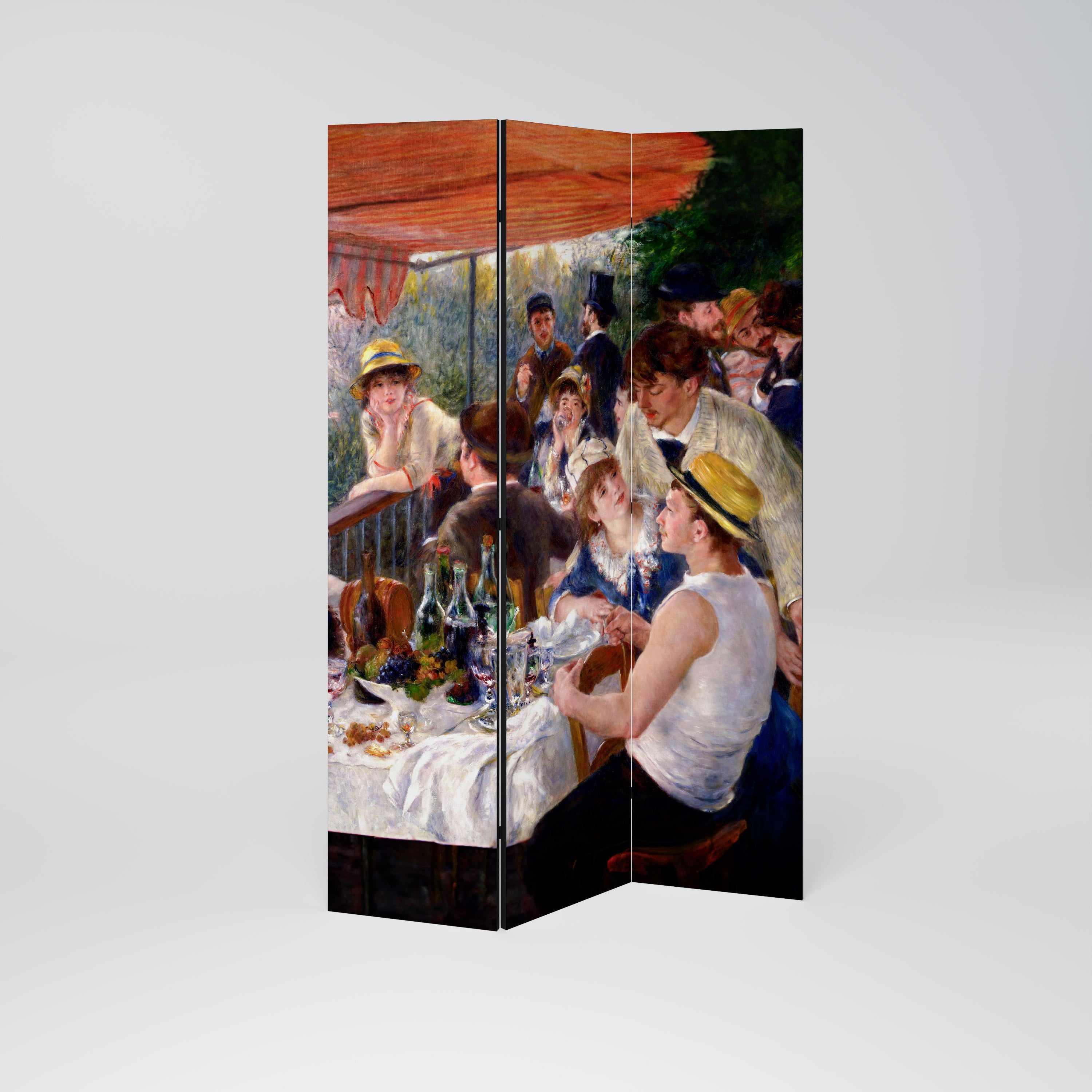 LUNCHEON OF THE BOATING PARTY 3-Panel Room Divider