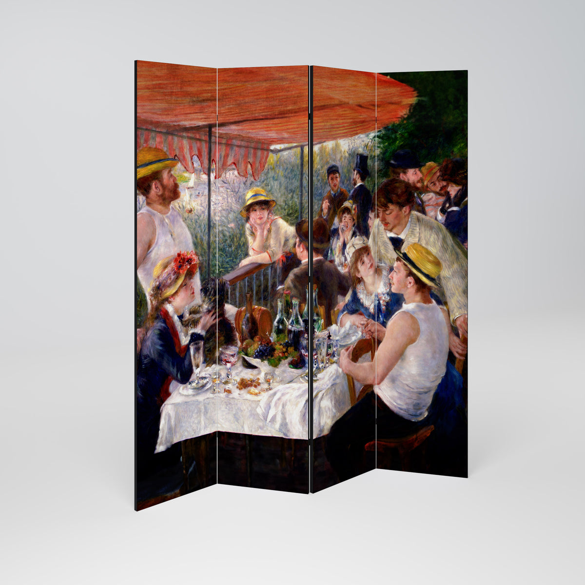 LUNCHEON OF THE BOATING PARTY 4-Panel Room Divider