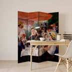 LUNCHEON OF THE BOATING PARTY 4-Panel Room Divider