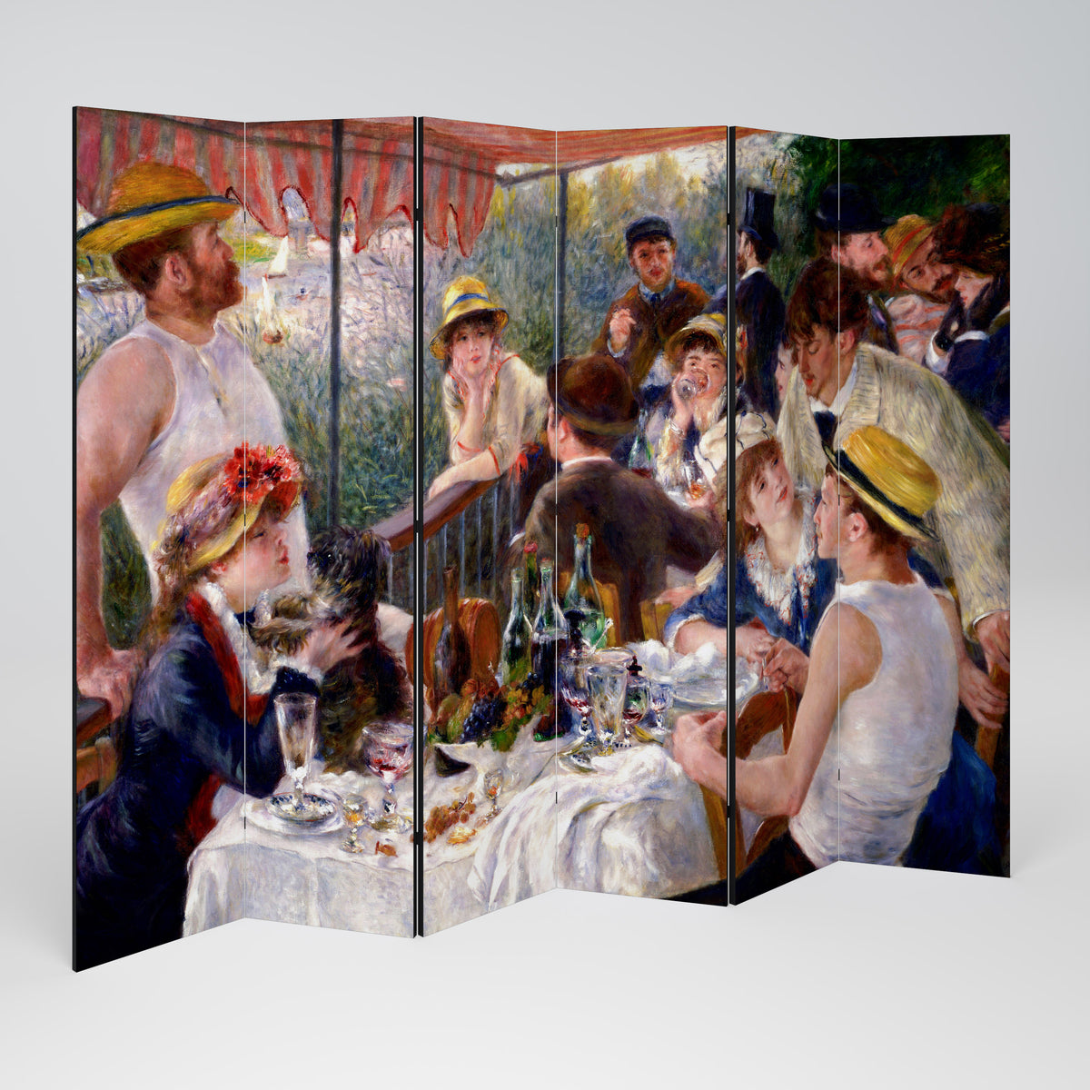 LUNCHEON OF THE BOATING PARTY 6-Panel Room Divider