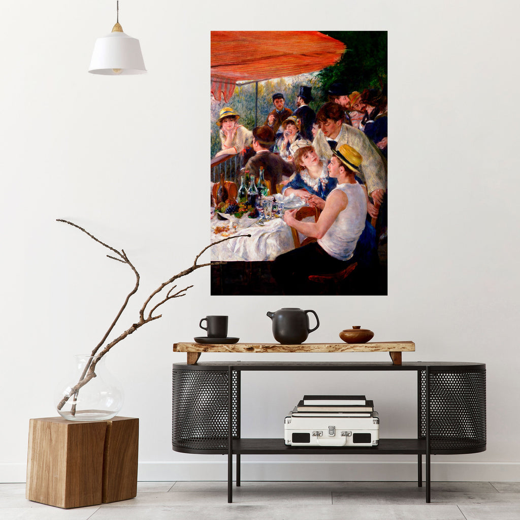 Affiche verticale autocollante « Déjeuner des plaisanciers »