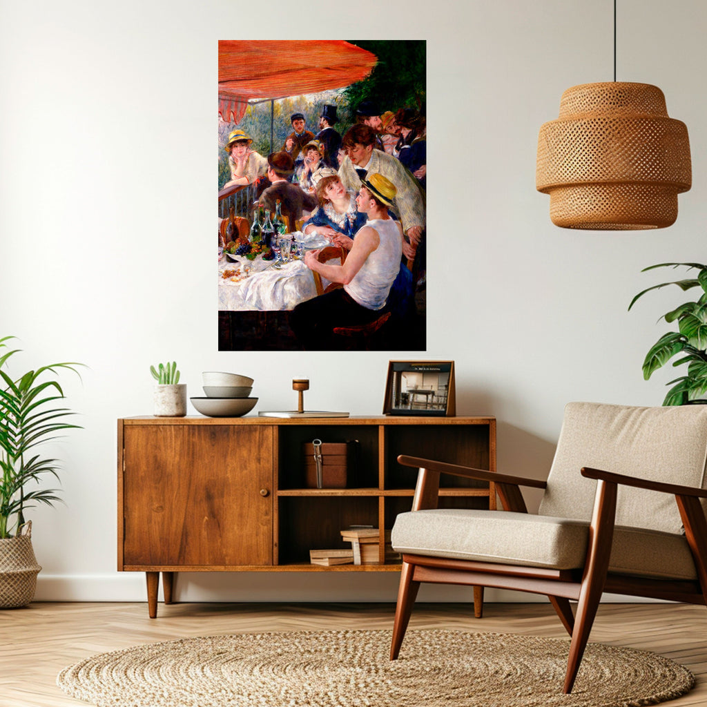 Affiche verticale autocollante « Déjeuner des plaisanciers »