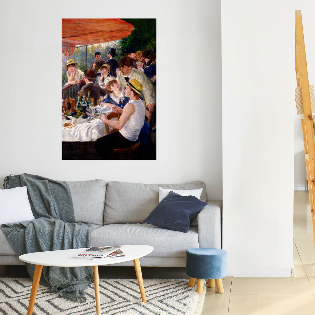 Affiche verticale autocollante « Déjeuner des plaisanciers »