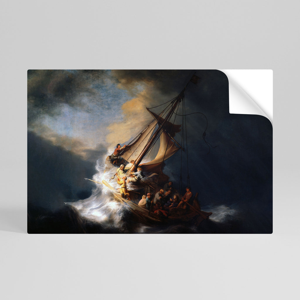 Affiche horizontale autocollante TEMPÊTE DES HÉROS