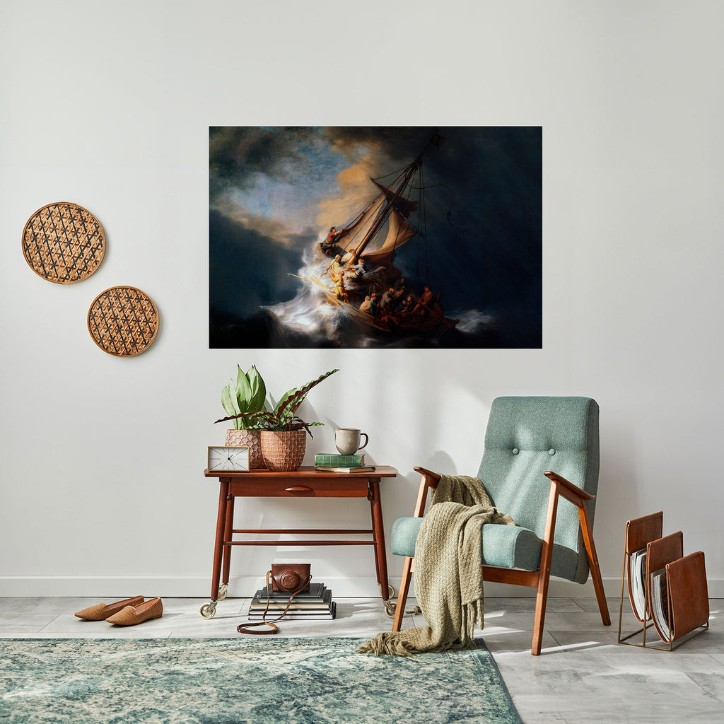 Affiche horizontale autocollante TEMPÊTE DES HÉROS