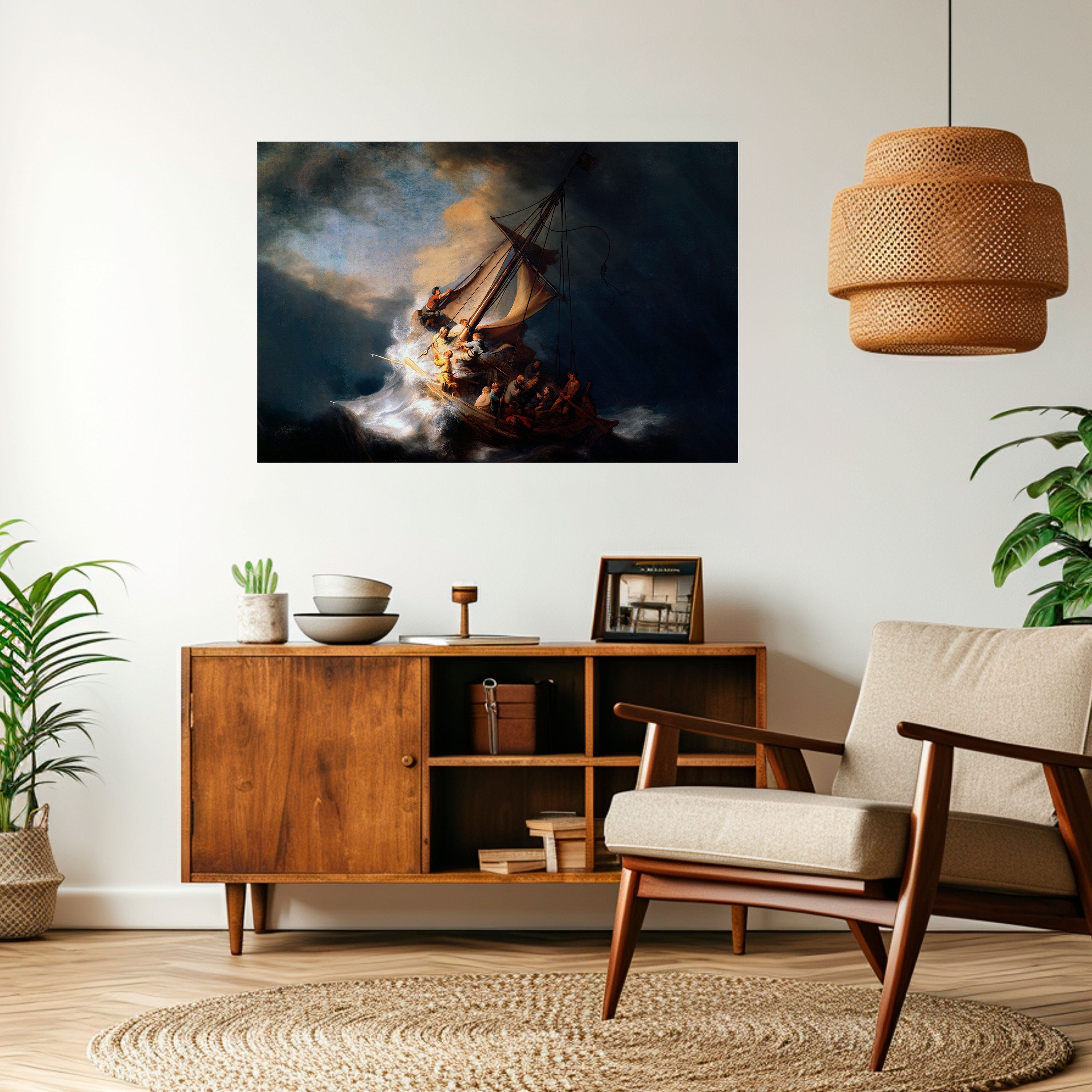 Affiche horizontale autocollante TEMPÊTE DES HÉROS