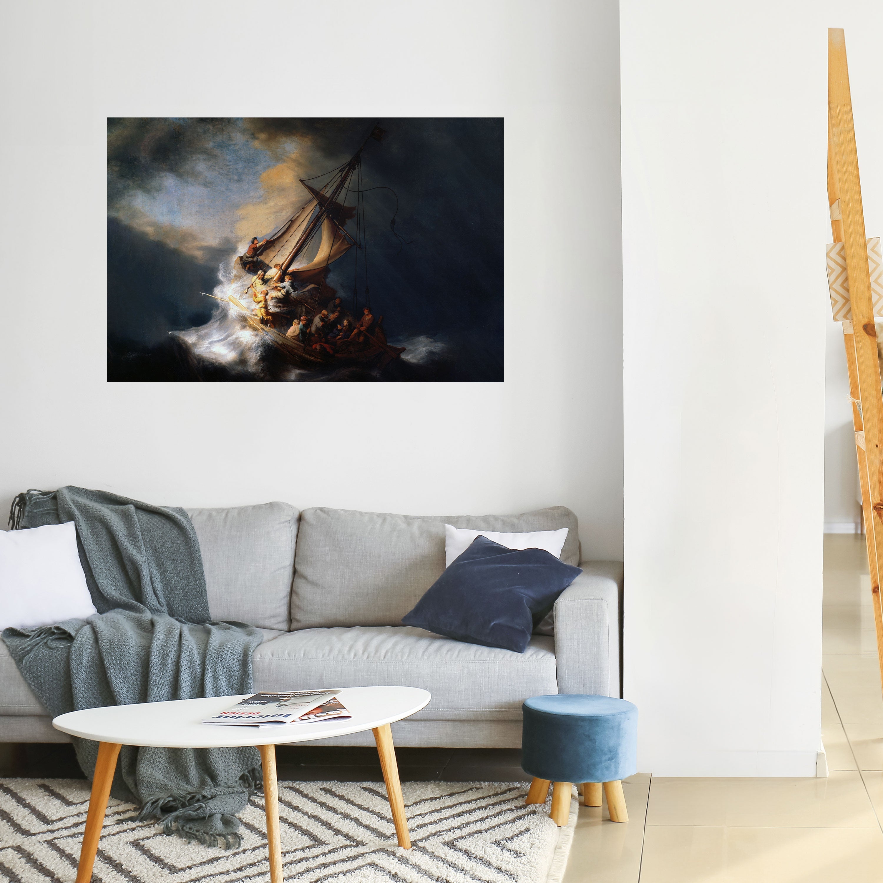 Affiche horizontale autocollante TEMPÊTE DES HÉROS