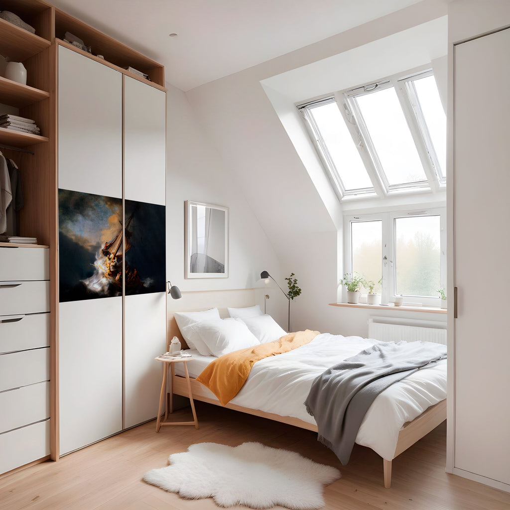 Affiche horizontale autocollante TEMPÊTE DES HÉROS