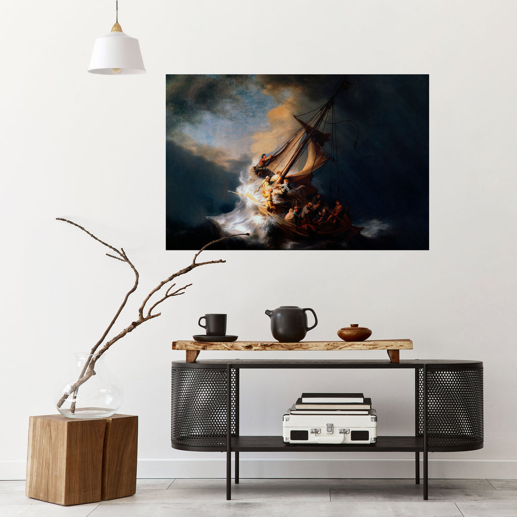 Affiche horizontale autocollante TEMPÊTE DES HÉROS