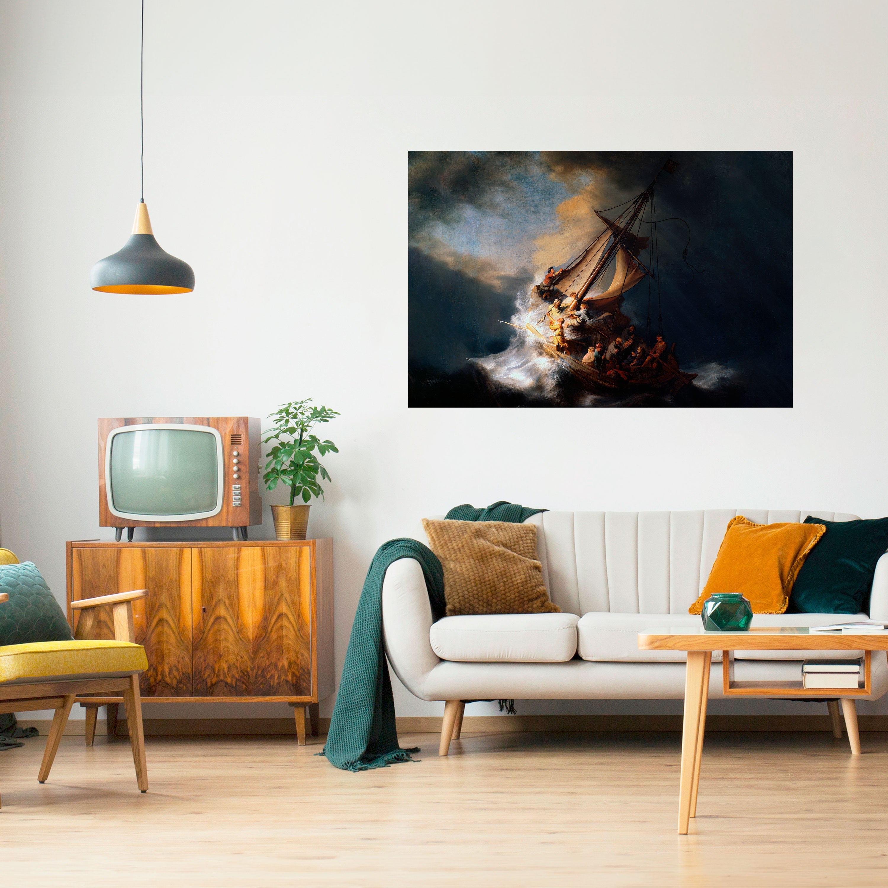 Affiche horizontale autocollante TEMPÊTE DES HÉROS