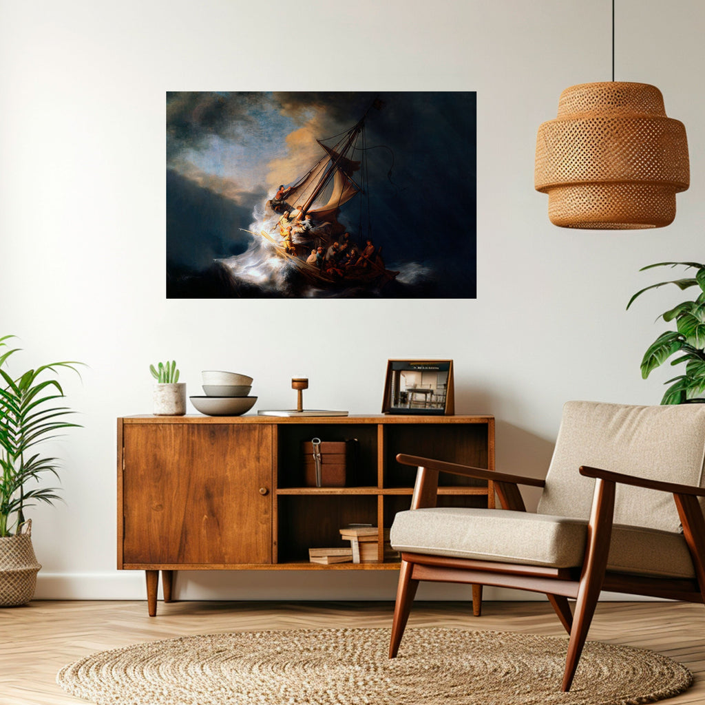 Affiche horizontale autocollante TEMPÊTE DES HÉROS