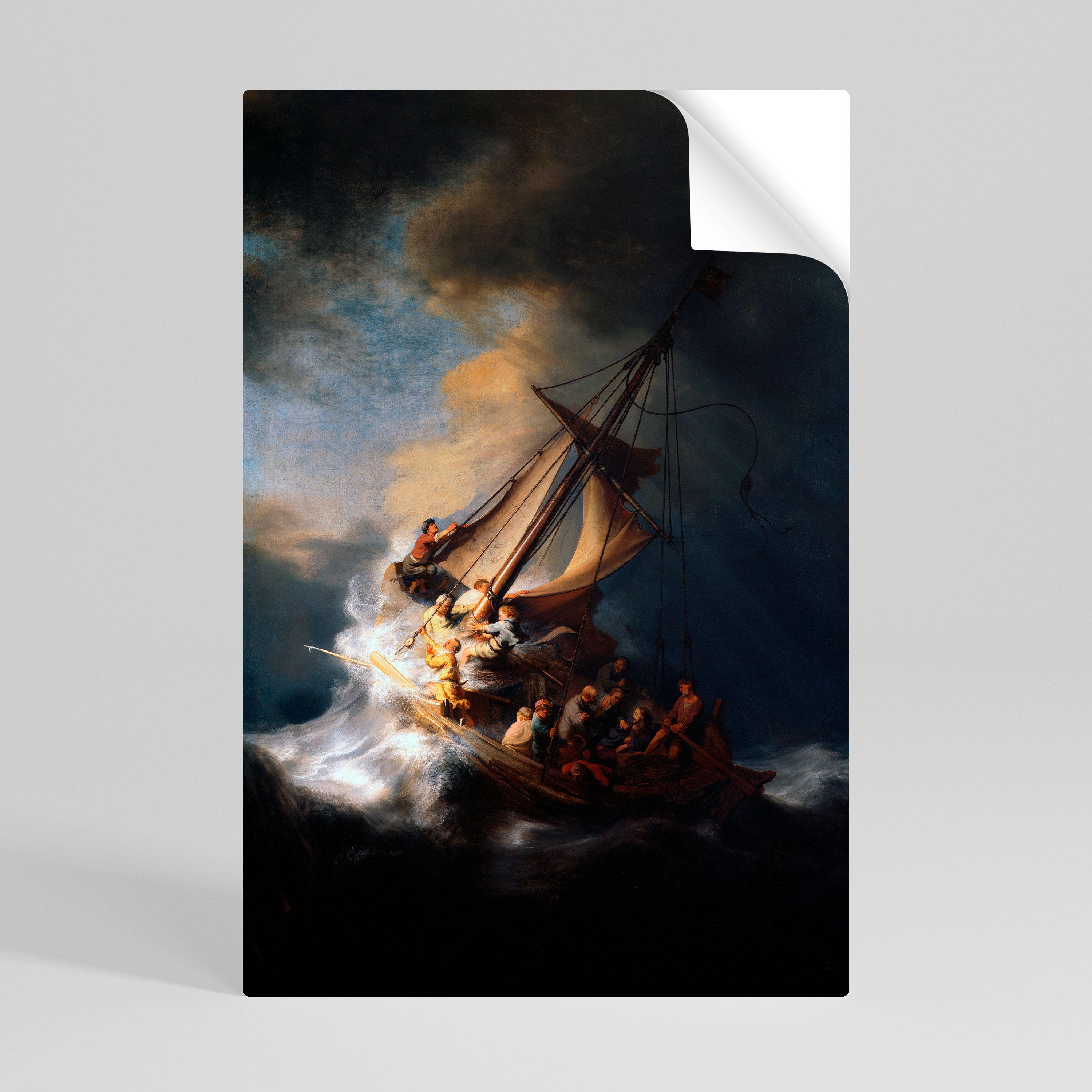 STORM OF HEROES Peel and Stick Vertical Poster