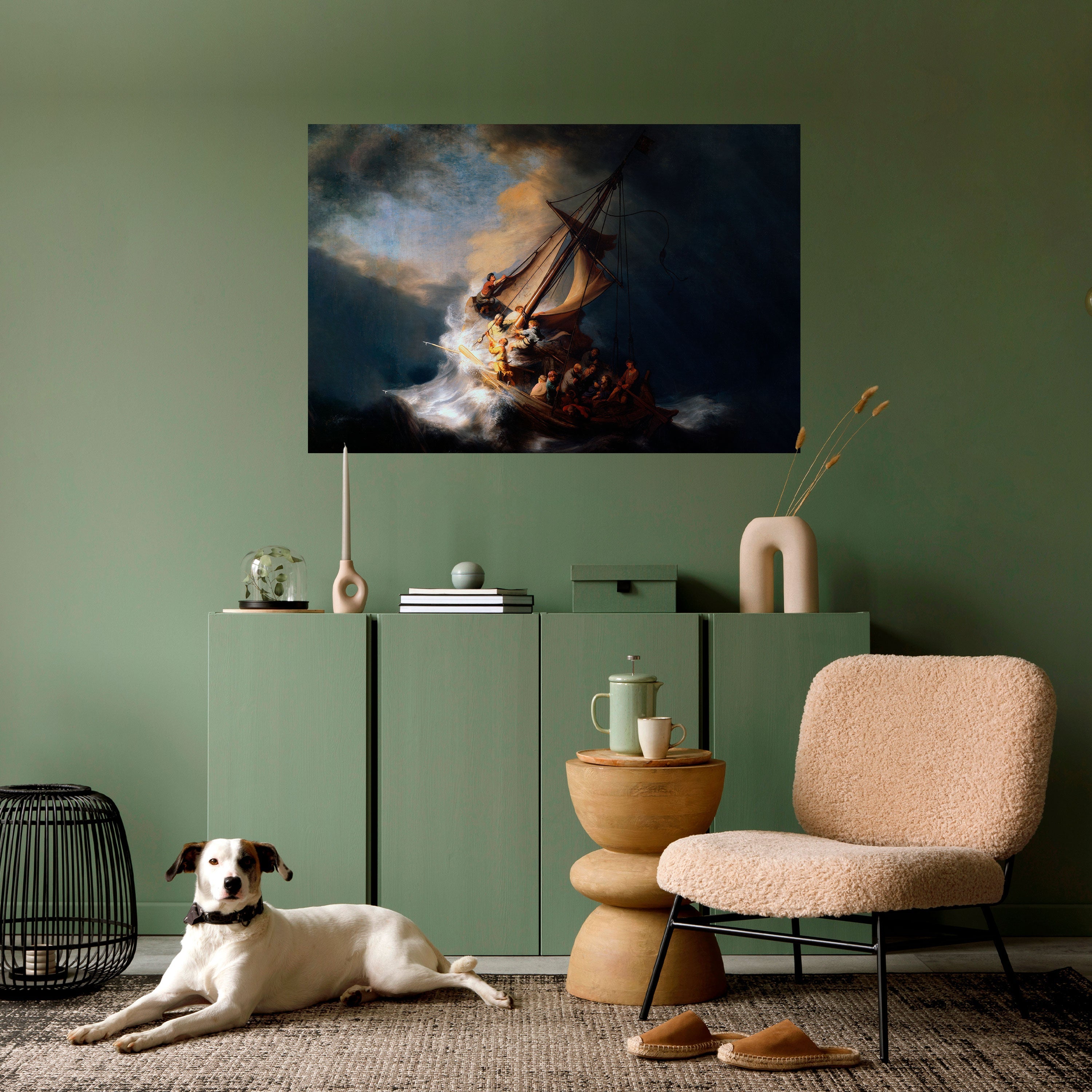 Affiche horizontale autocollante TEMPÊTE DES HÉROS