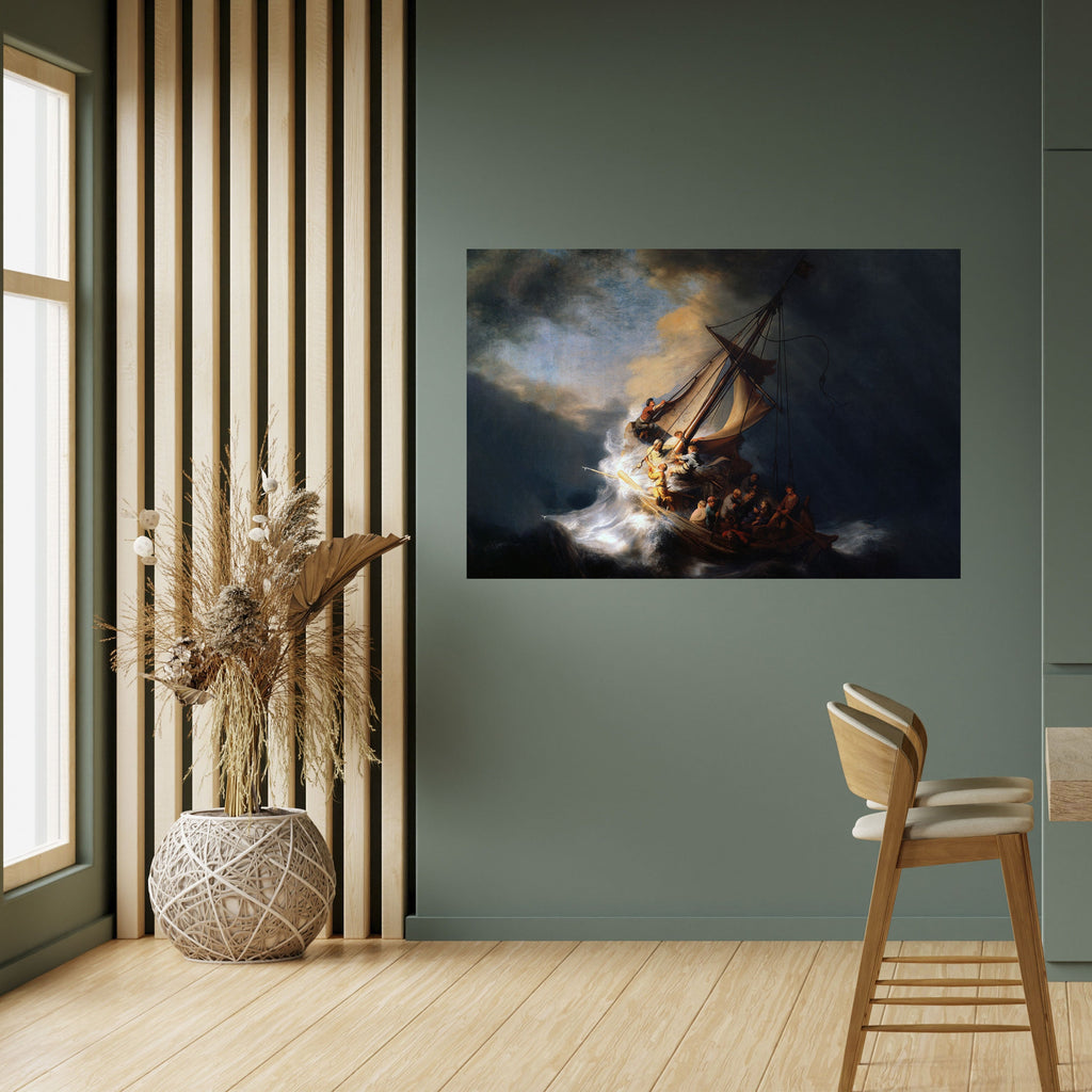 Affiche horizontale autocollante TEMPÊTE DES HÉROS