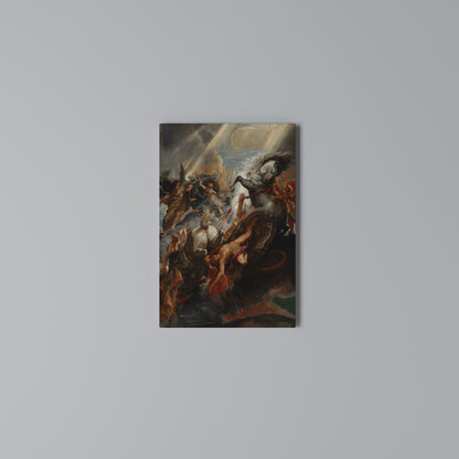 FURY IN MOTION Vertical Canvas Print