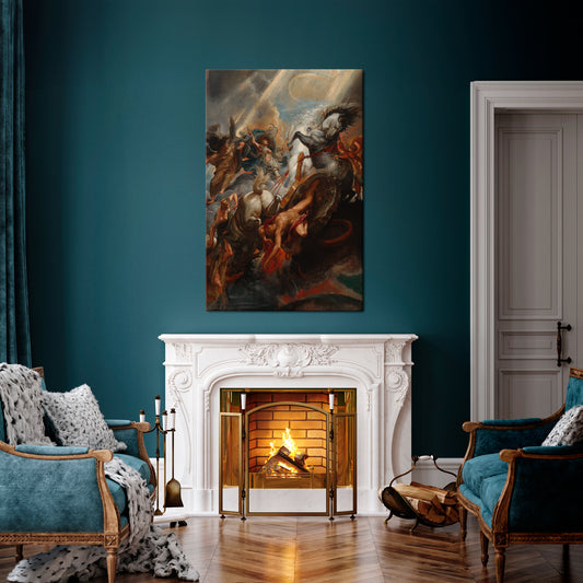 FURY IN MOTION Vertical Canvas Print