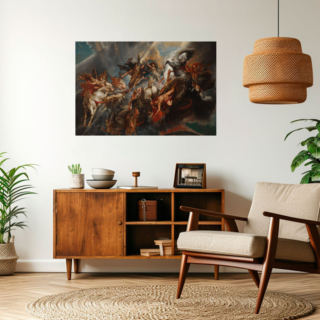 Affiche horizontale autocollante FURY IN MOTION