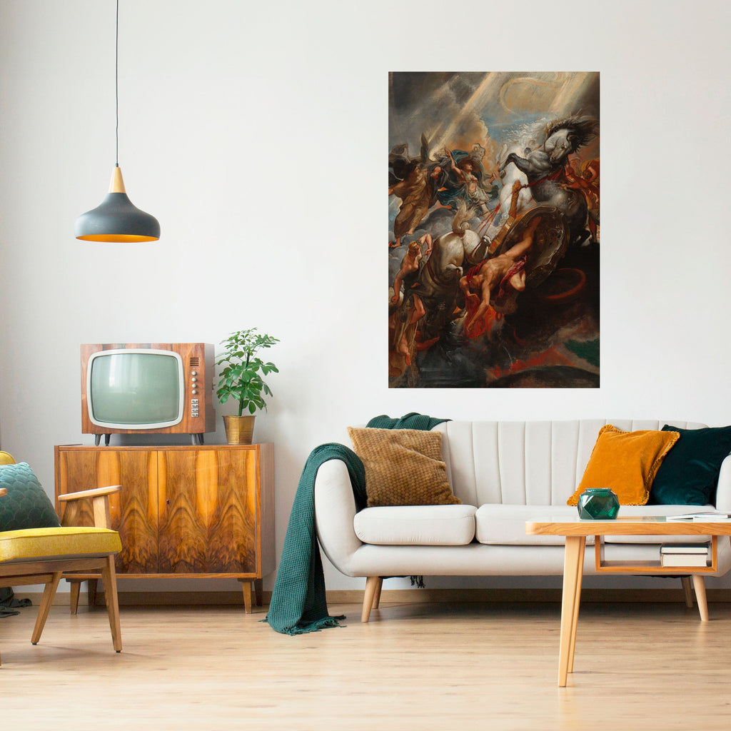 Affiche verticale autocollante FURY IN MOTION