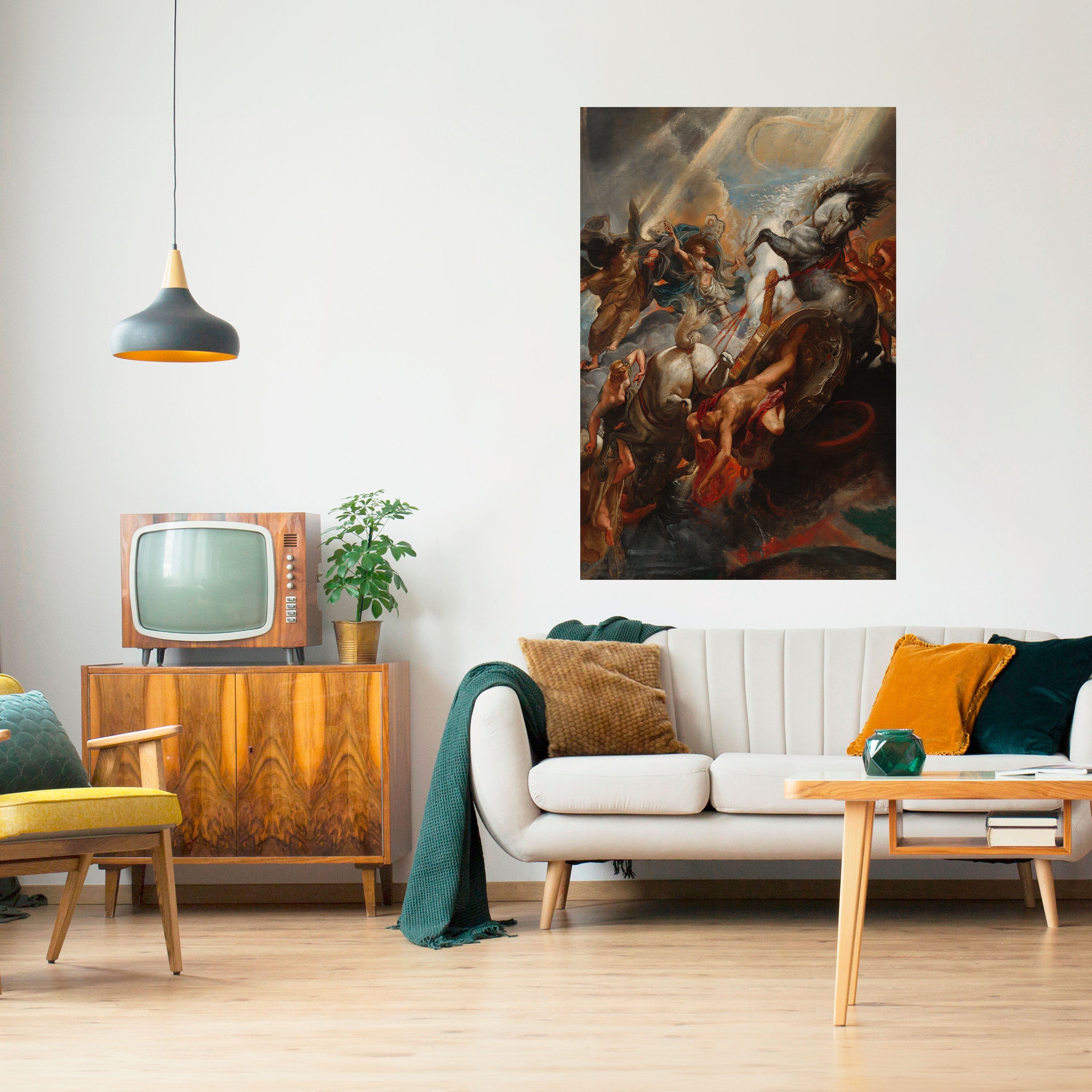 Affiche verticale autocollante FURY IN MOTION