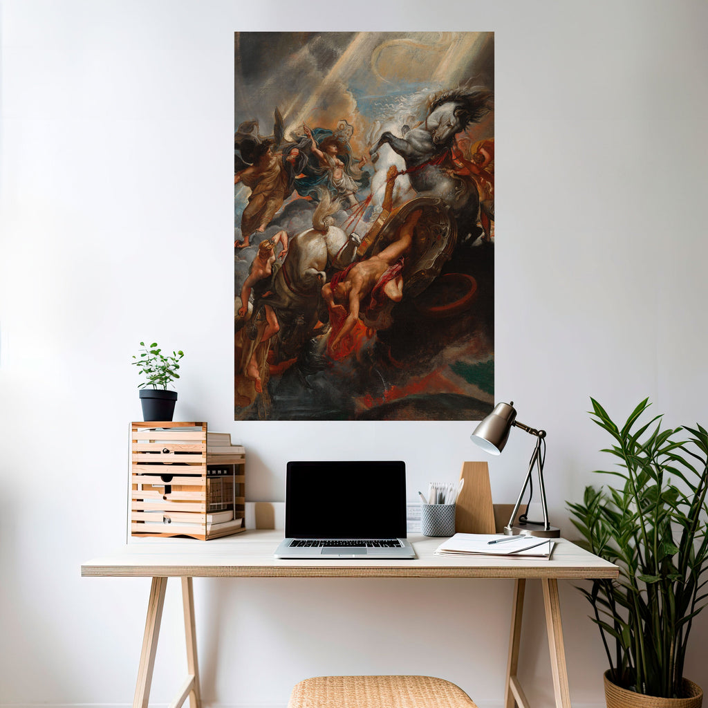 Affiche verticale autocollante FURY IN MOTION