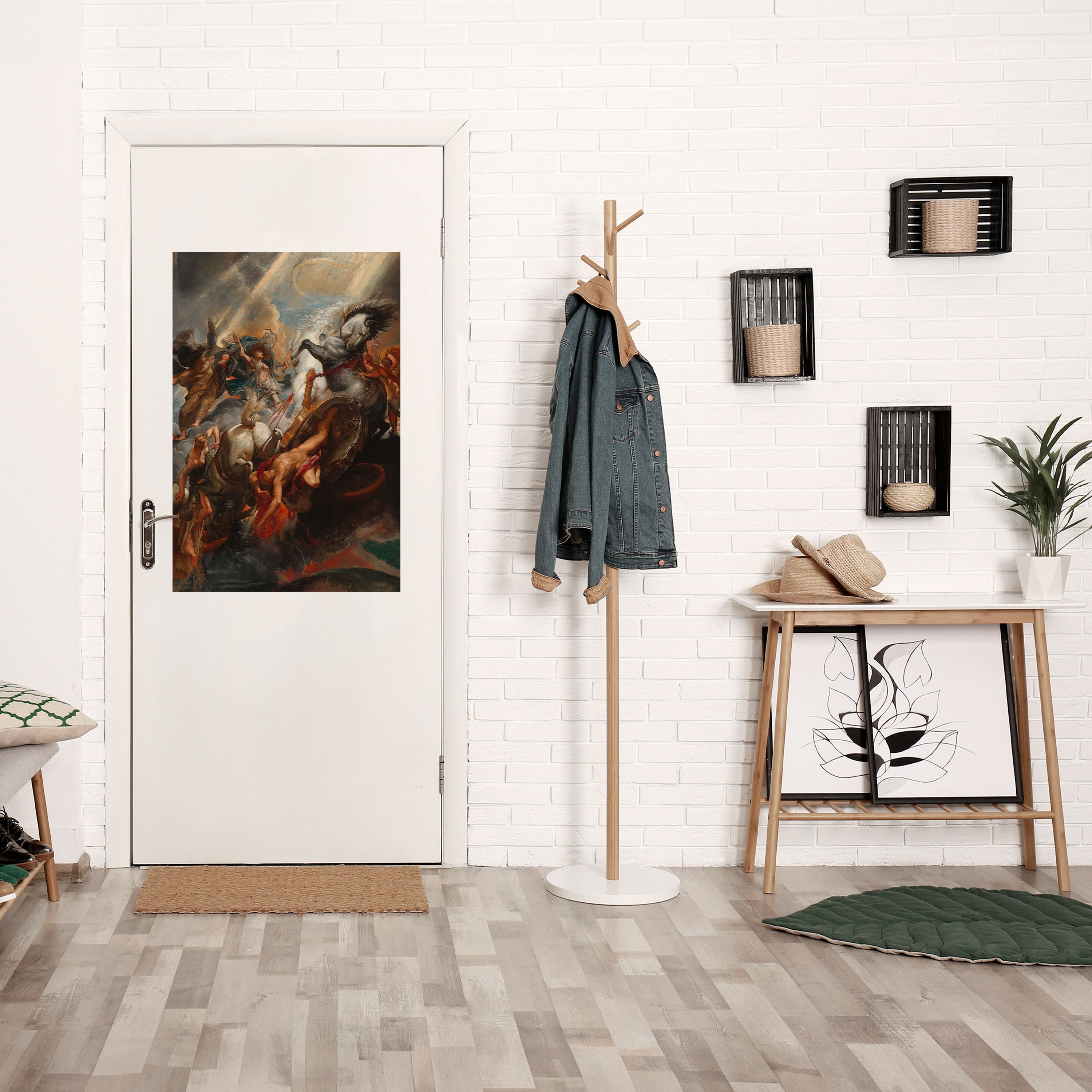 Affiche verticale autocollante FURY IN MOTION