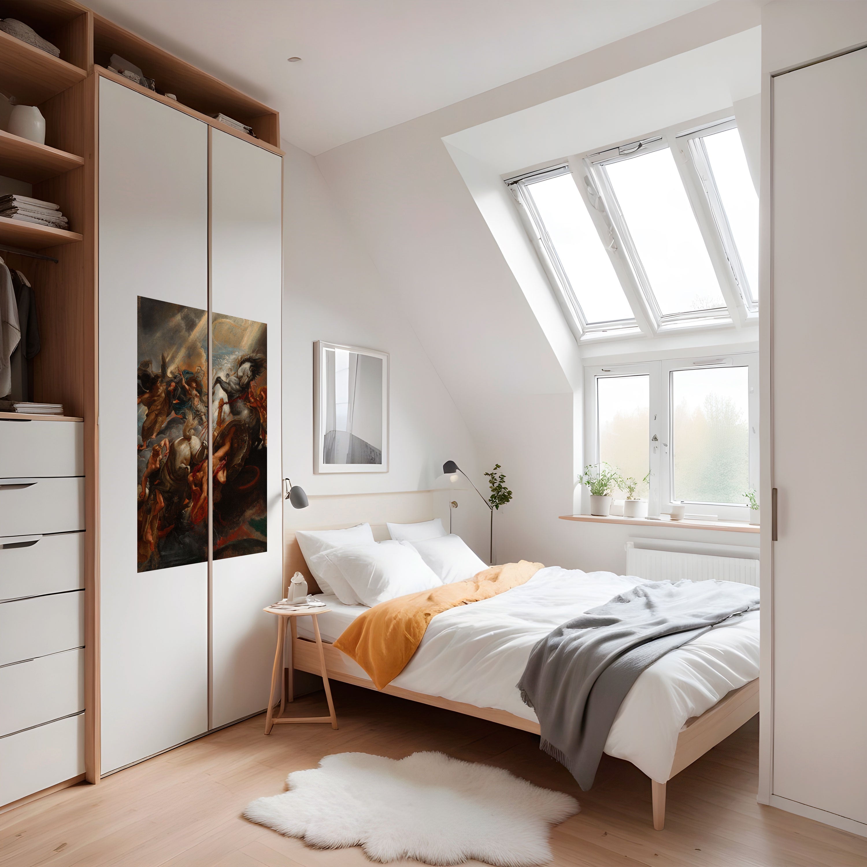 Affiche verticale autocollante FURY IN MOTION