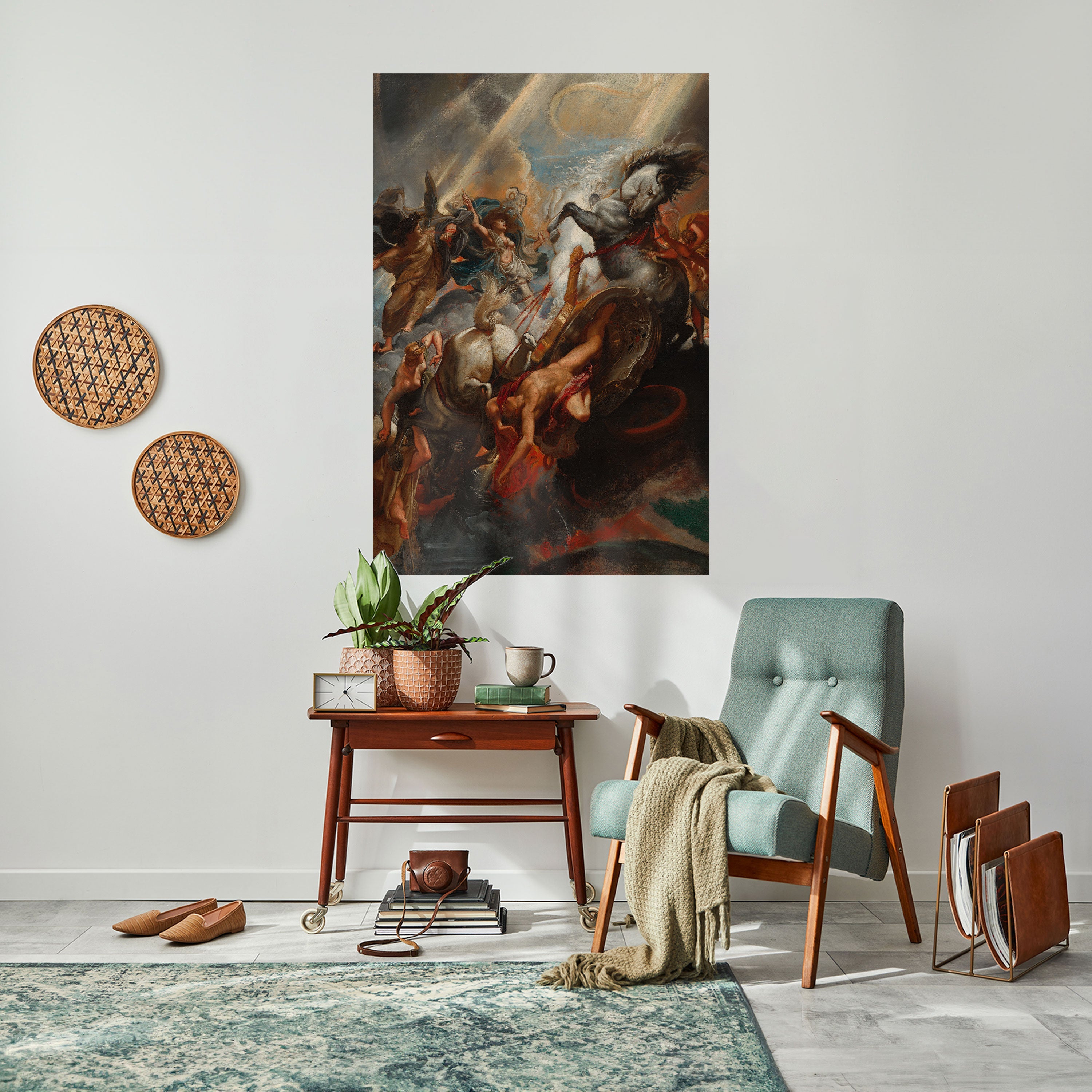 Affiche verticale autocollante FURY IN MOTION