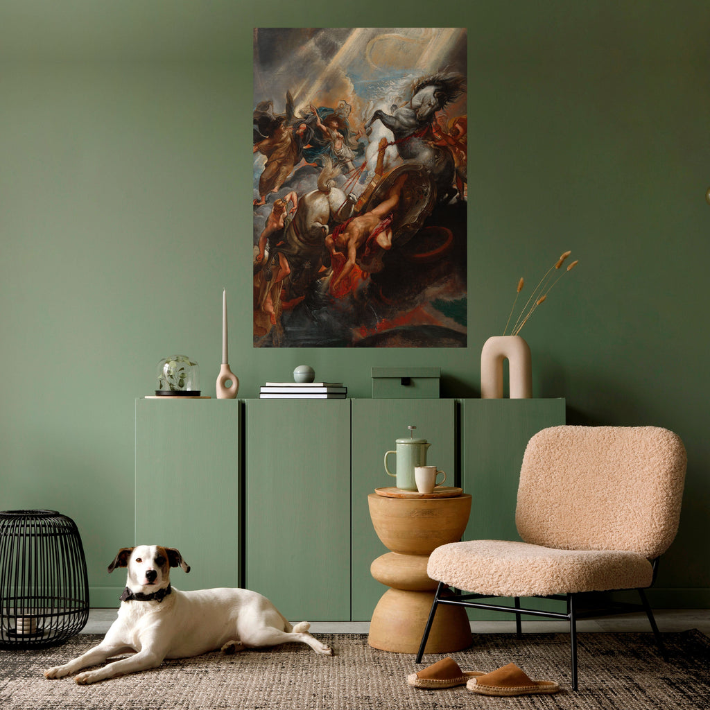 Affiche verticale autocollante FURY IN MOTION