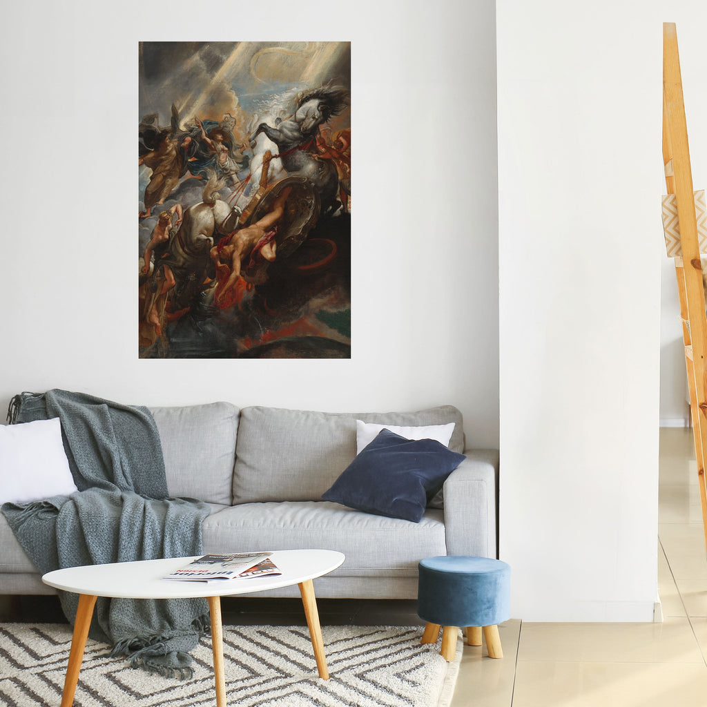 Affiche verticale autocollante FURY IN MOTION