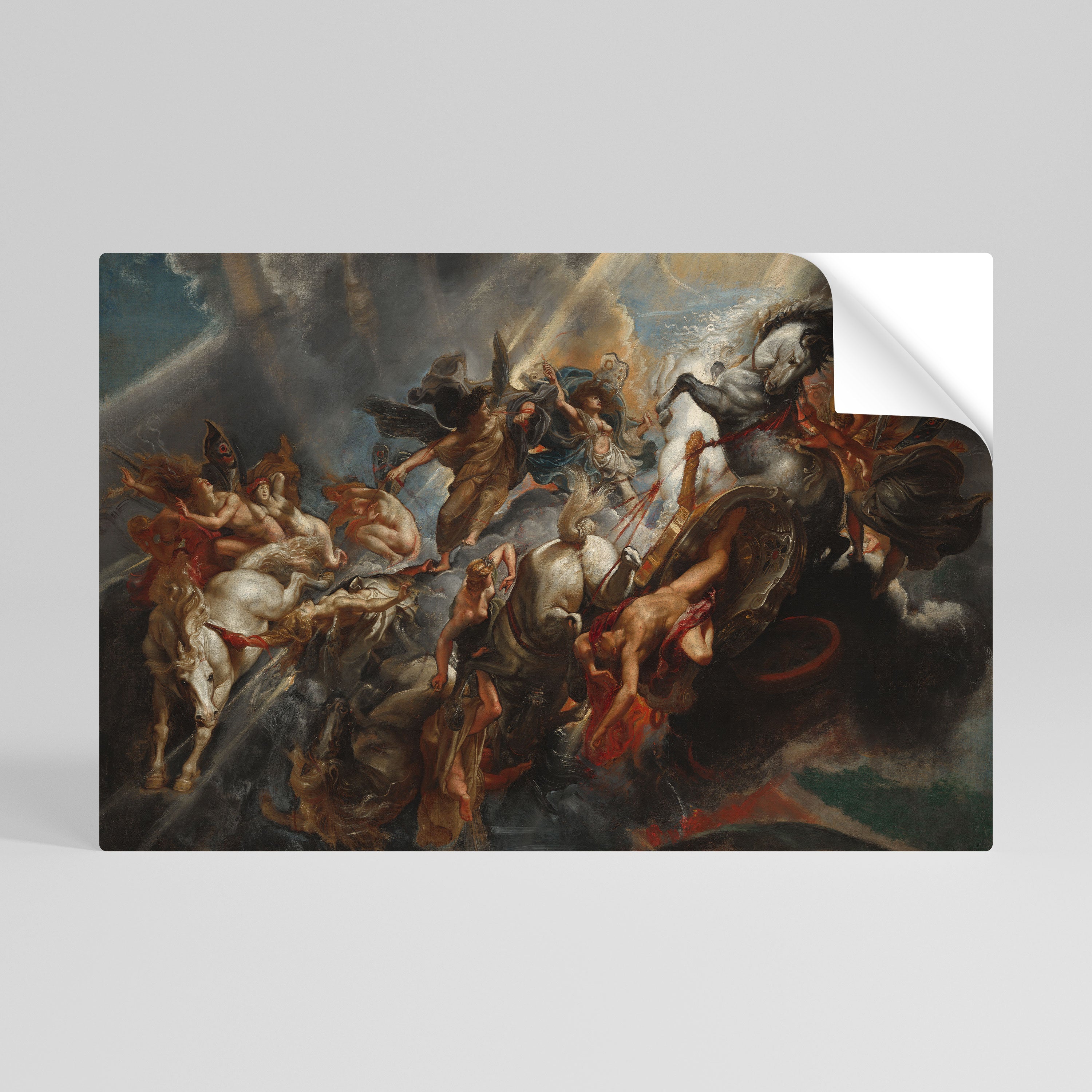 Affiche horizontale autocollante FURY IN MOTION