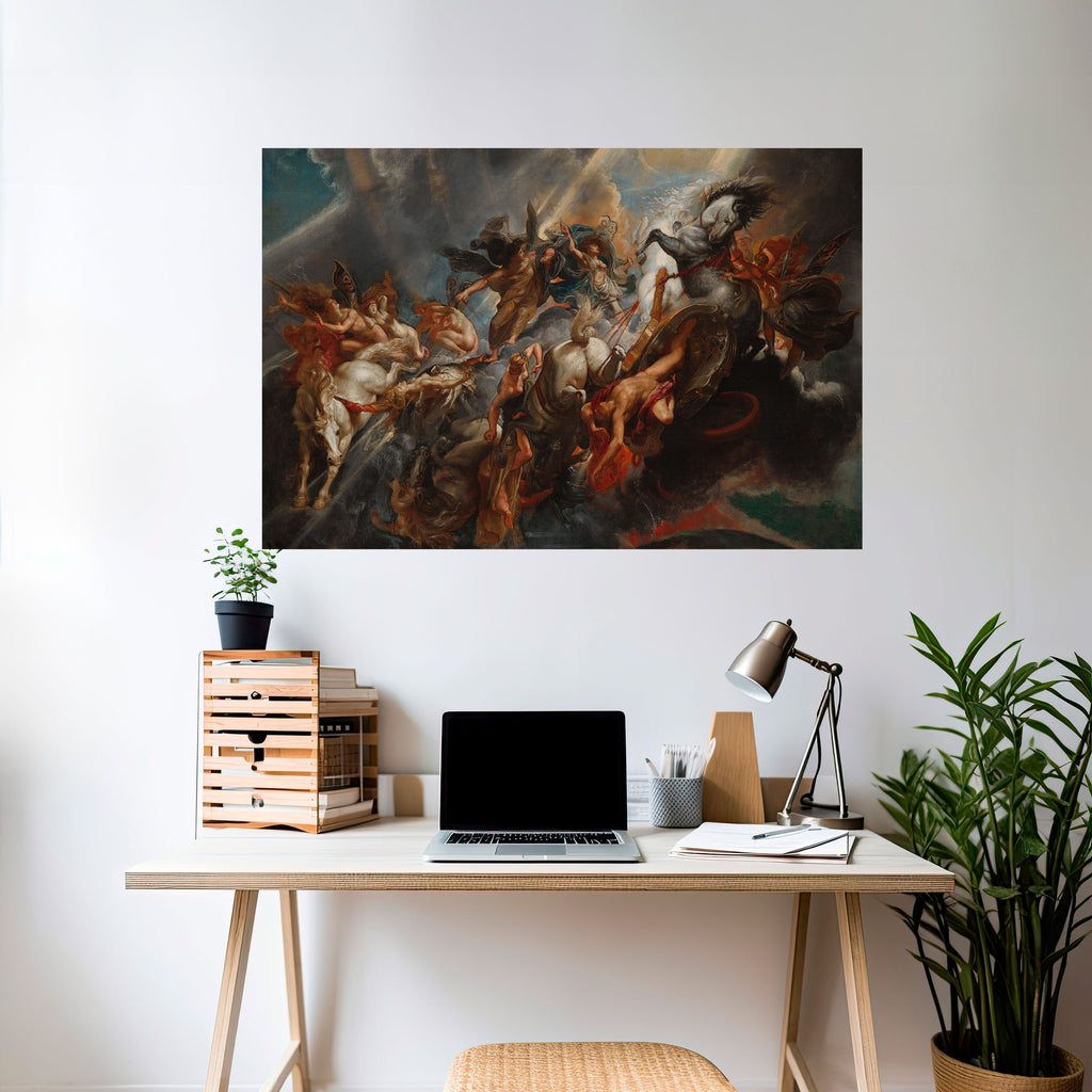 Affiche horizontale autocollante FURY IN MOTION