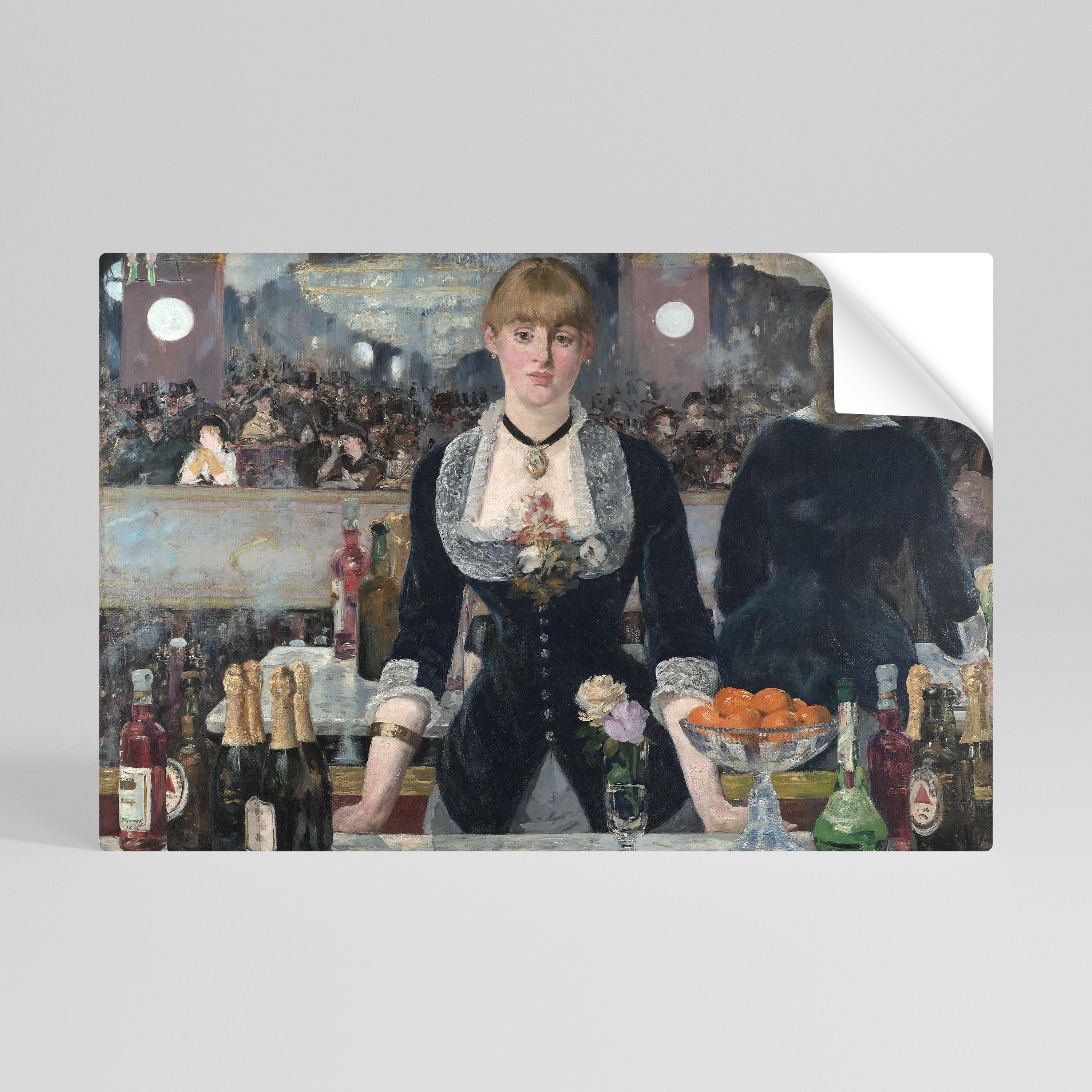 Affiche horizontale autocollante « SHADOWS AT THE BAR »