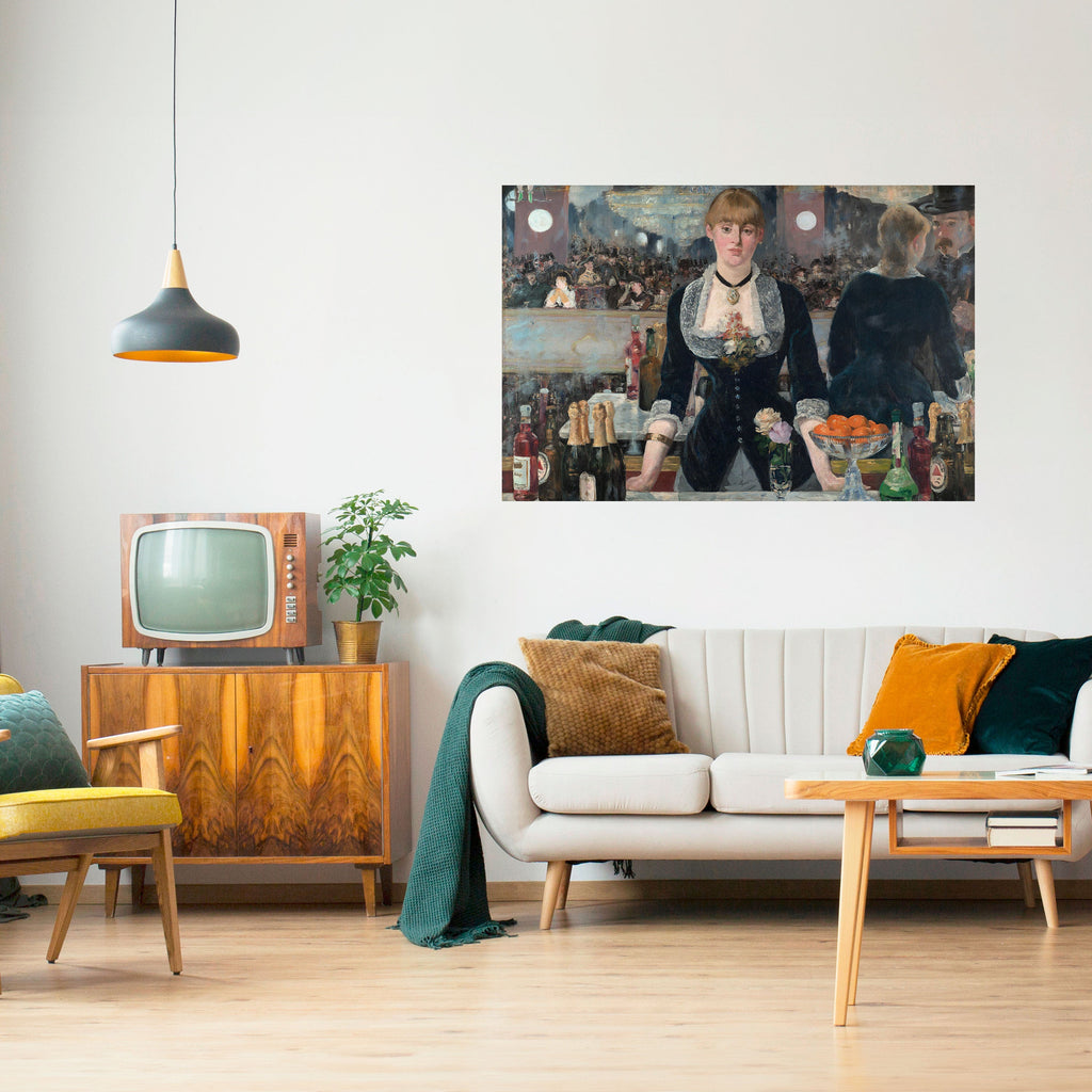 Affiche horizontale autocollante « SHADOWS AT THE BAR »