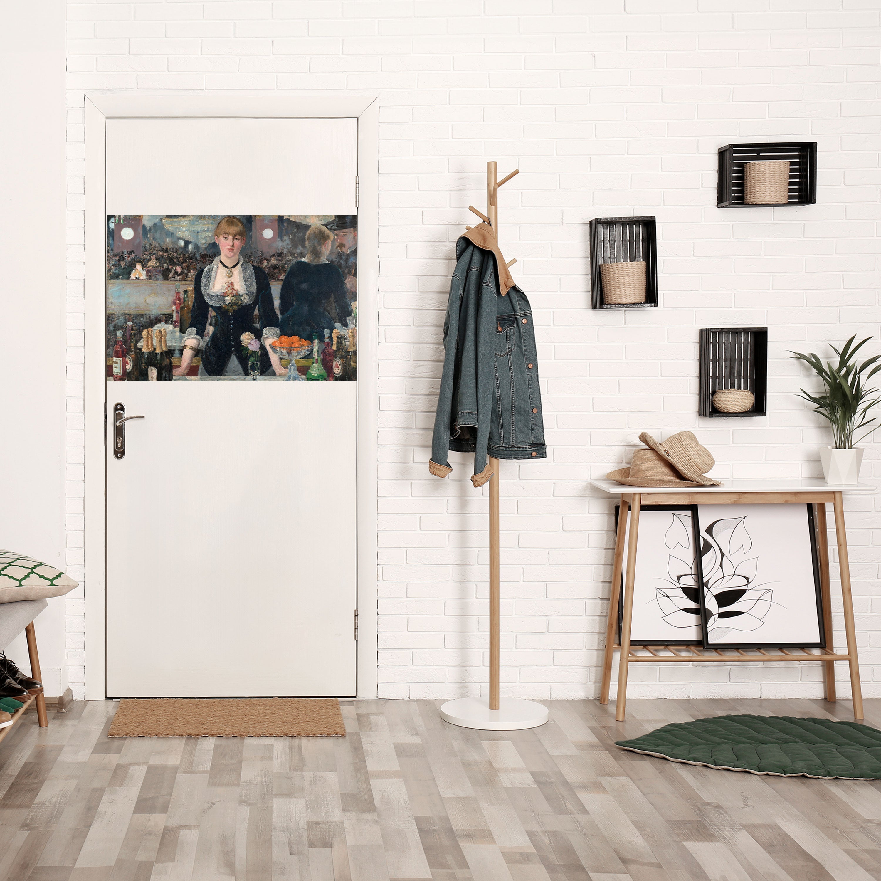 Affiche horizontale autocollante « SHADOWS AT THE BAR »