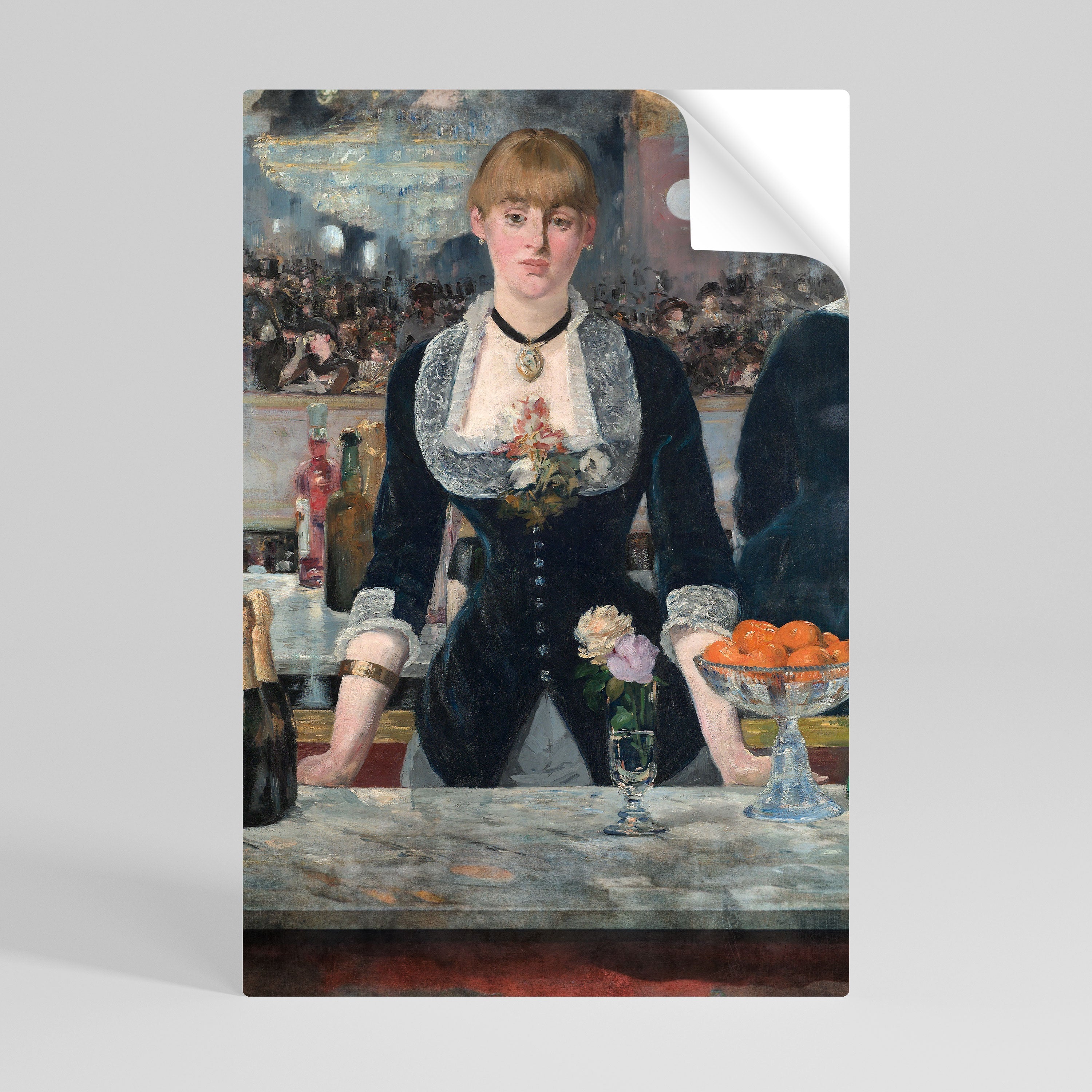 Affiche verticale autocollante « SHADOWS AT THE BAR »