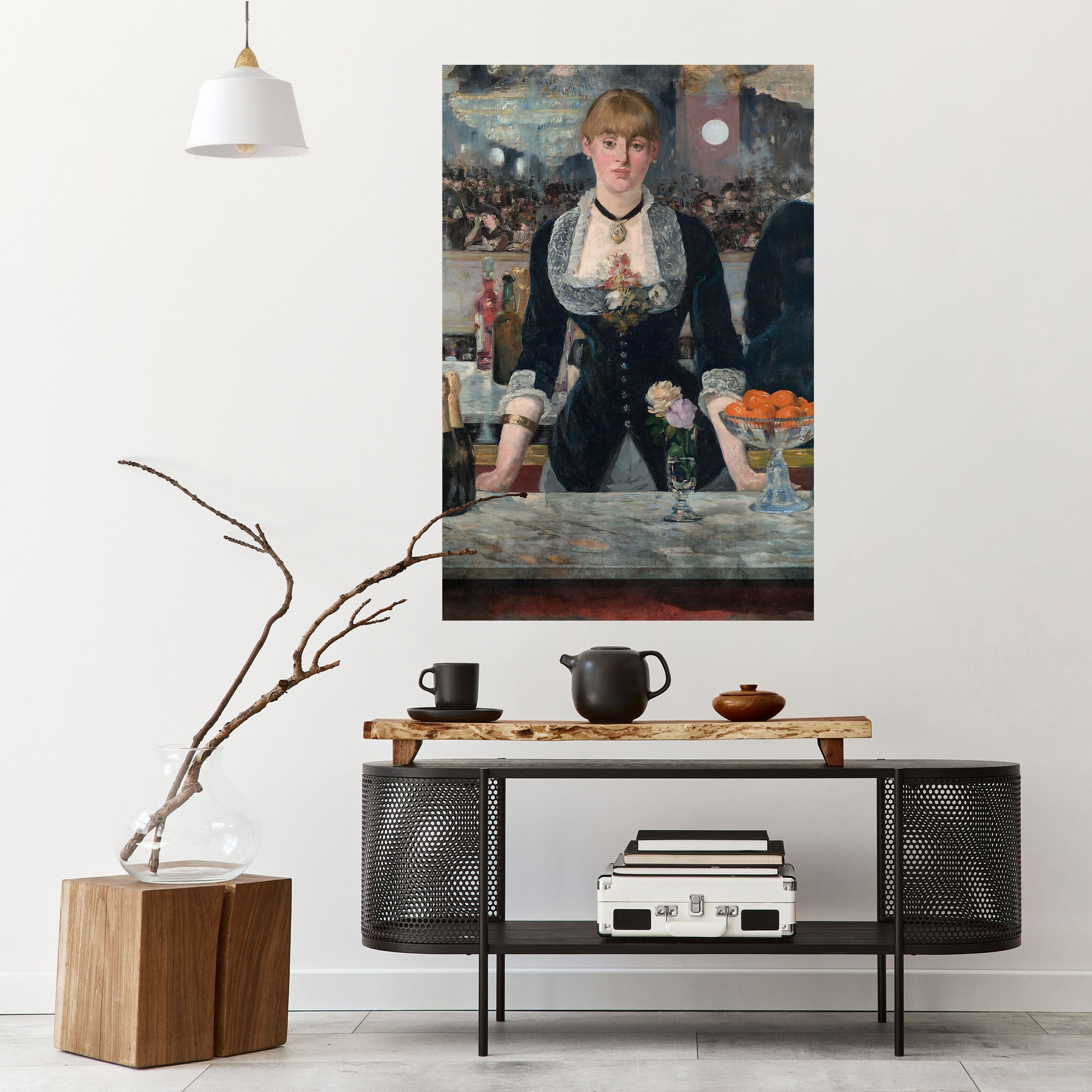 Affiche verticale autocollante « SHADOWS AT THE BAR »