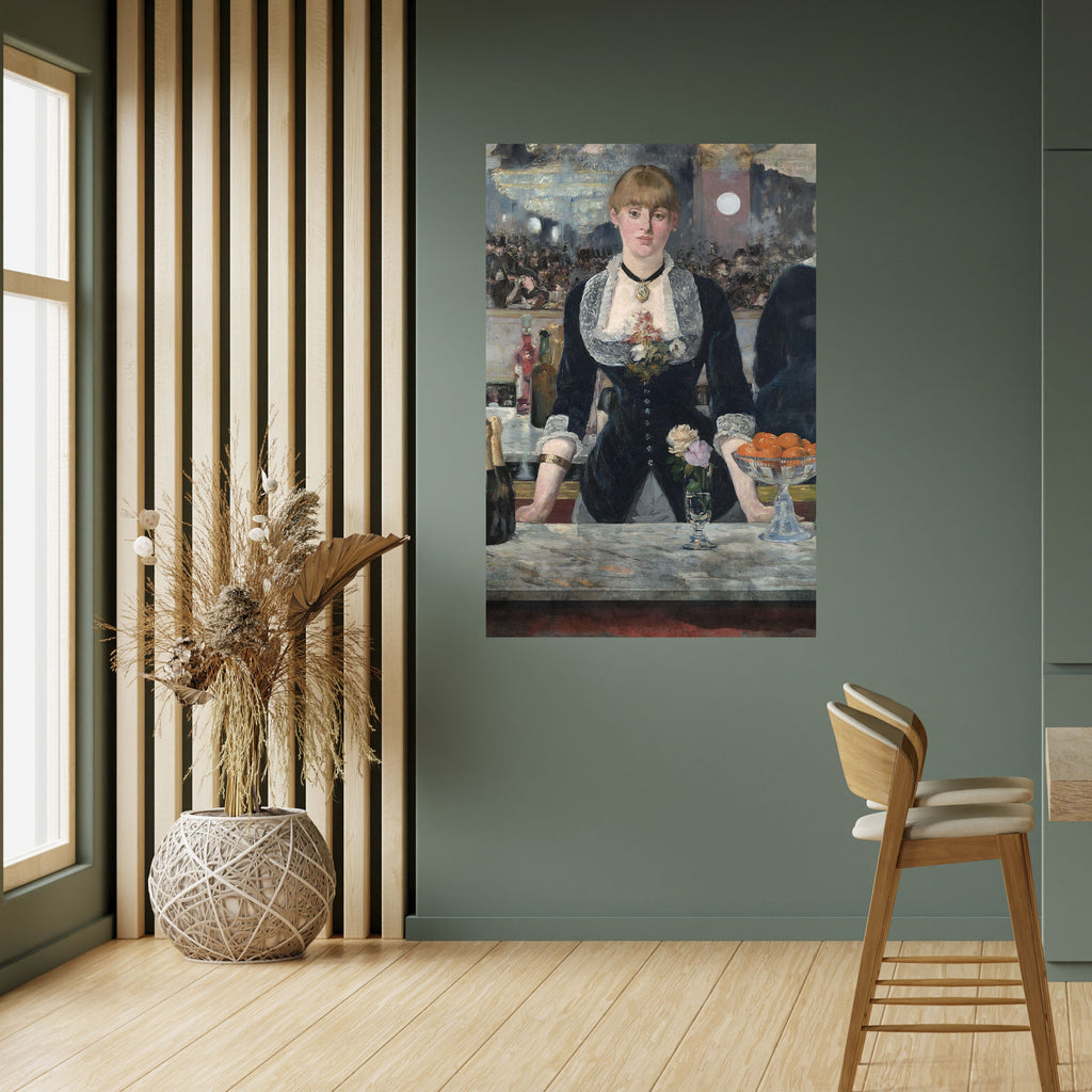 Affiche verticale autocollante « SHADOWS AT THE BAR »