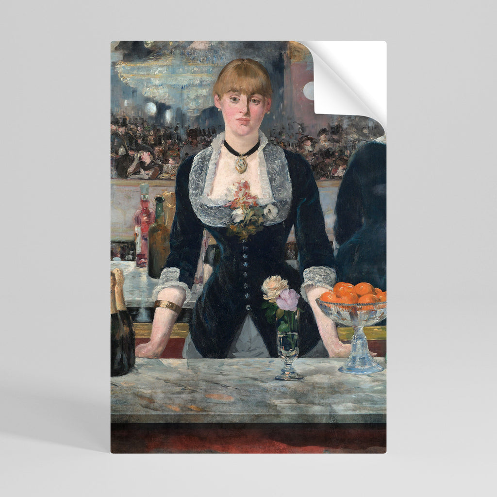 Affiche verticale autocollante « SHADOWS AT THE BAR »