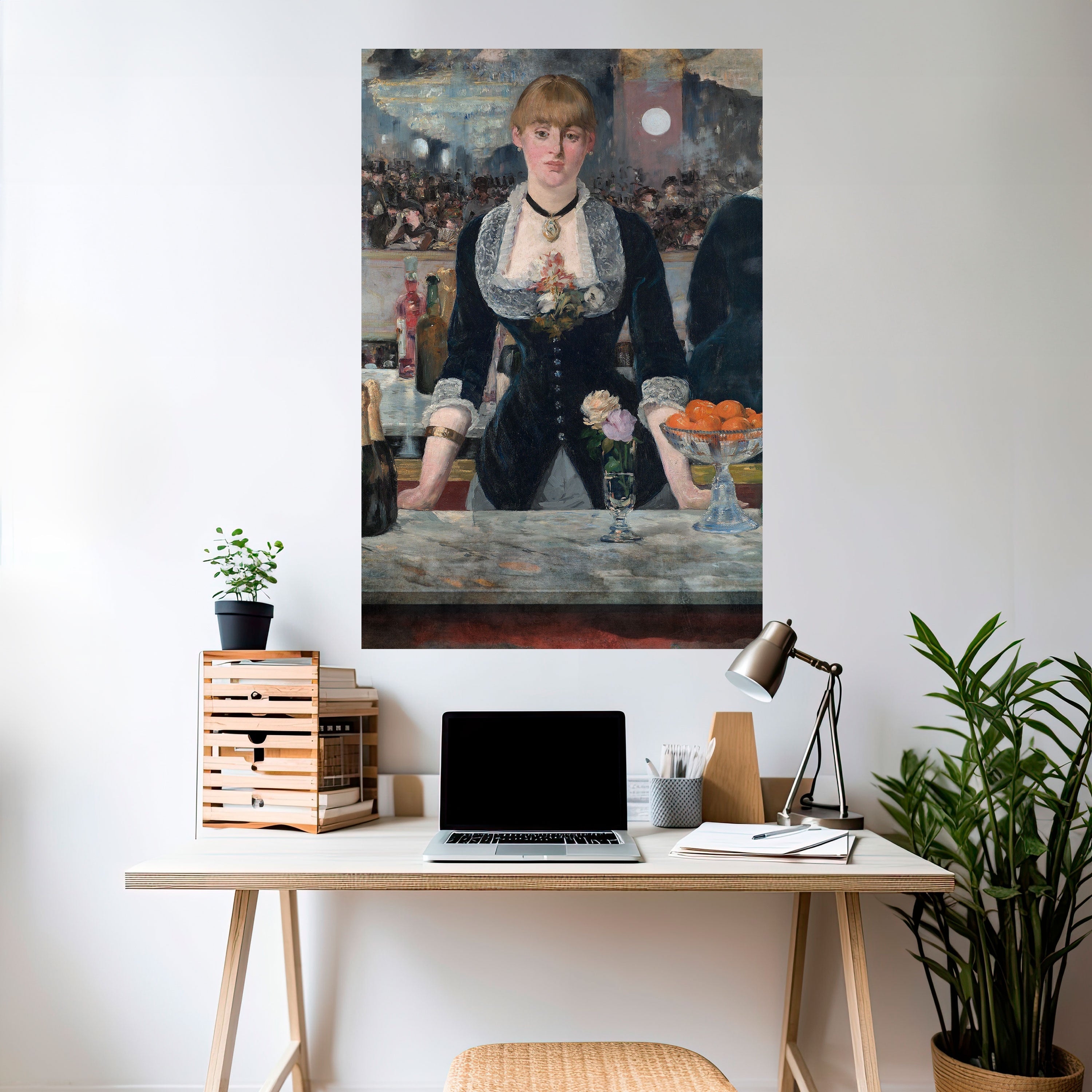 Affiche verticale autocollante « SHADOWS AT THE BAR »